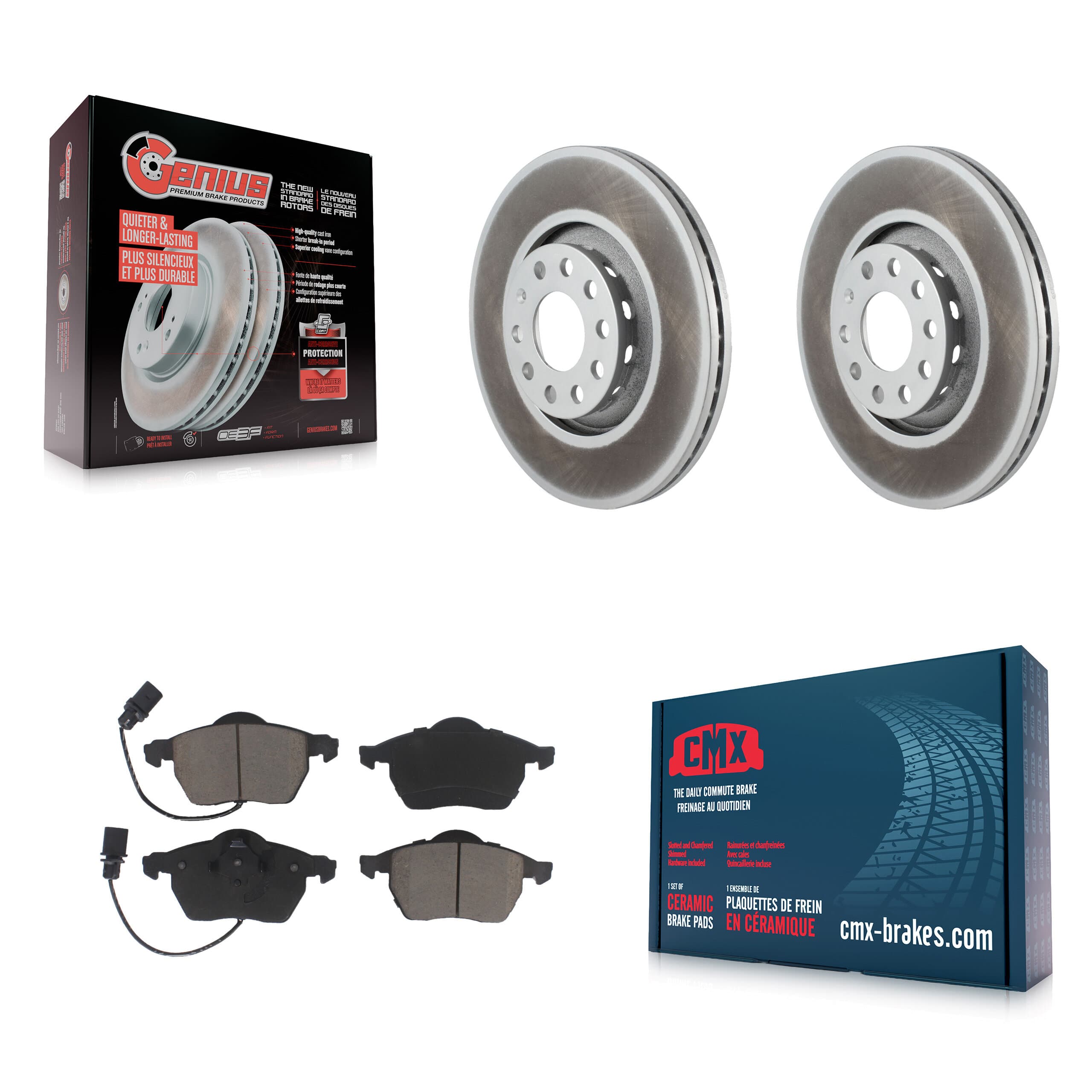 Transit Auto - KGC-100545 - Front Disc Brake Kits image 1