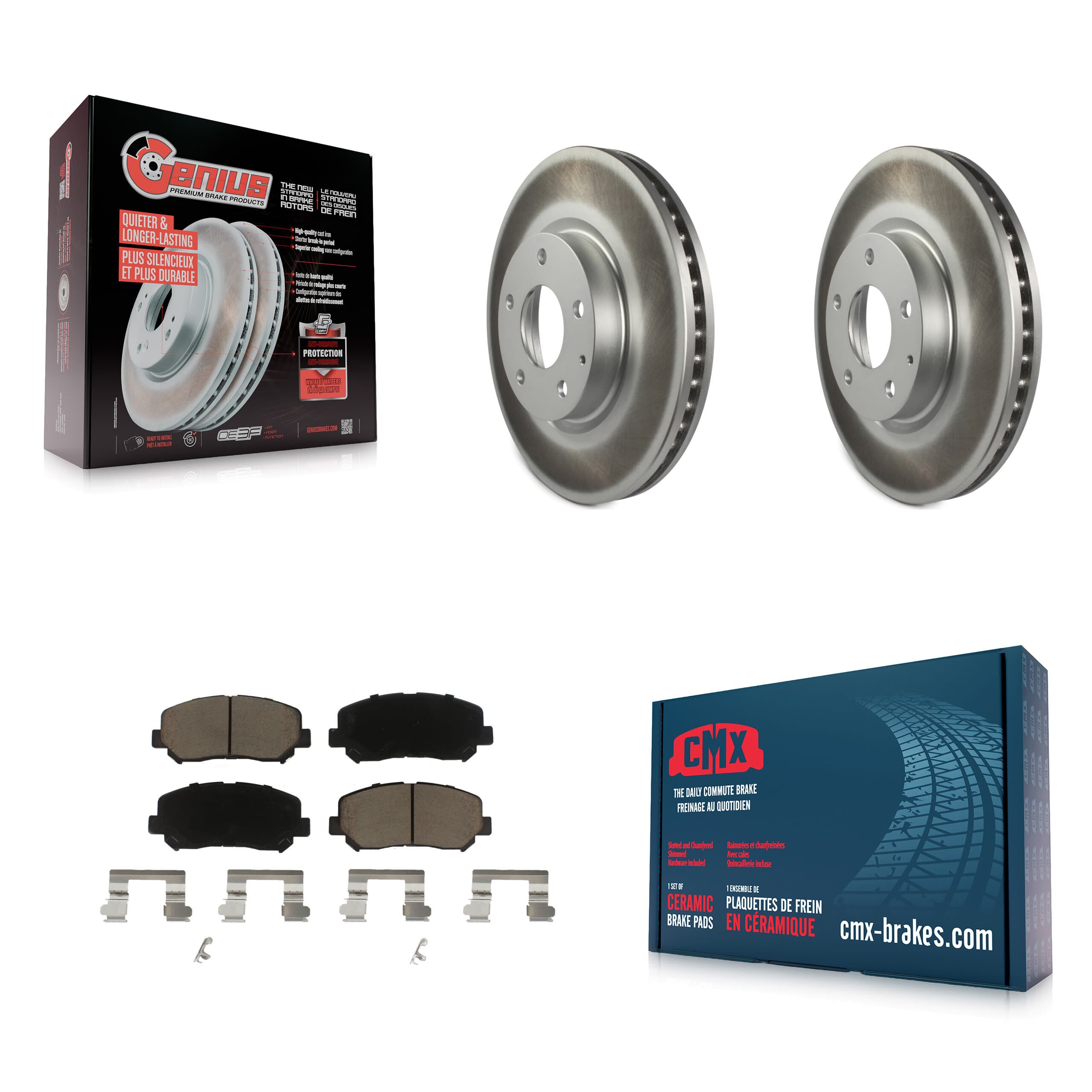 Transit Auto - KGC-100595 - Front Disc Brake Kits image 1