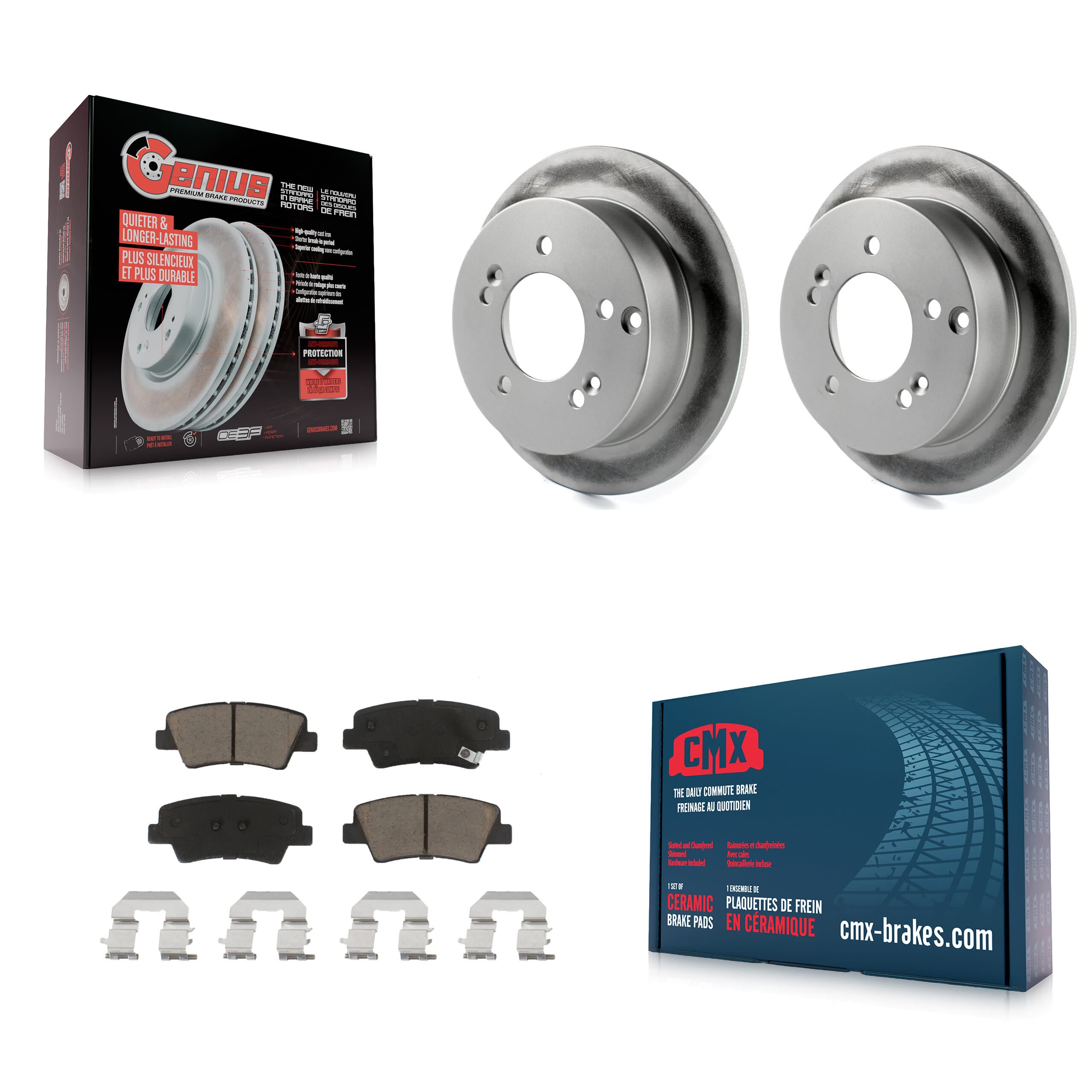 Transit Auto - KGC-101634 - Rear Disc Brake Kits image 1