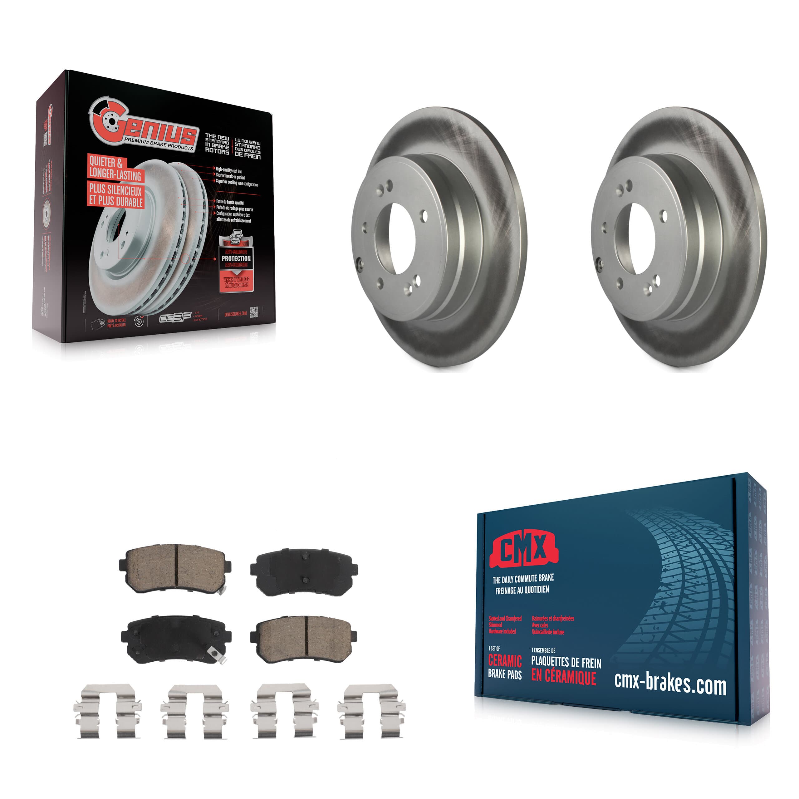 Transit Auto - KGC-101728 - Rear Disc Brake Kits image 1