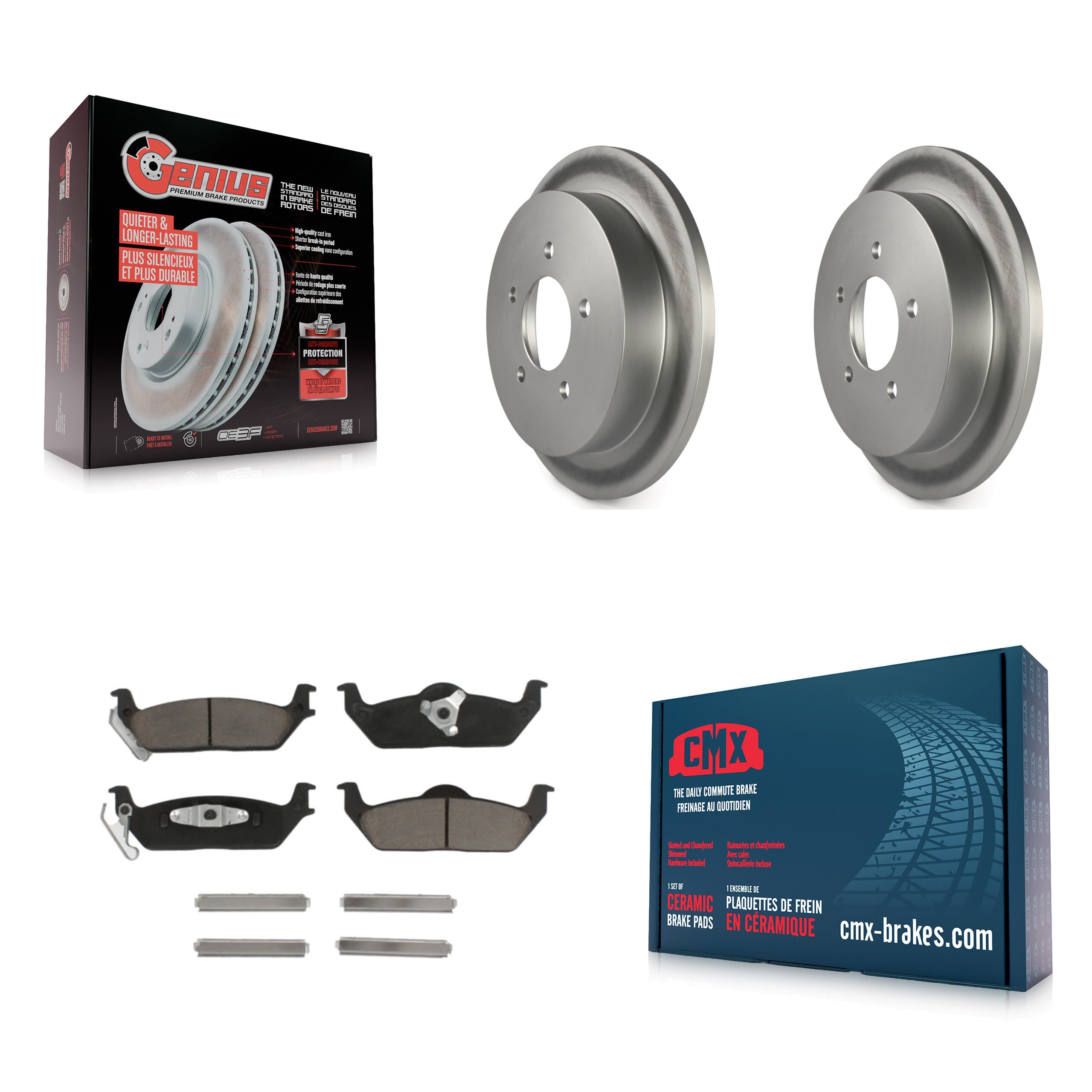 Transit Auto - KGC-101738 - Rear Disc Brake Kits image 1