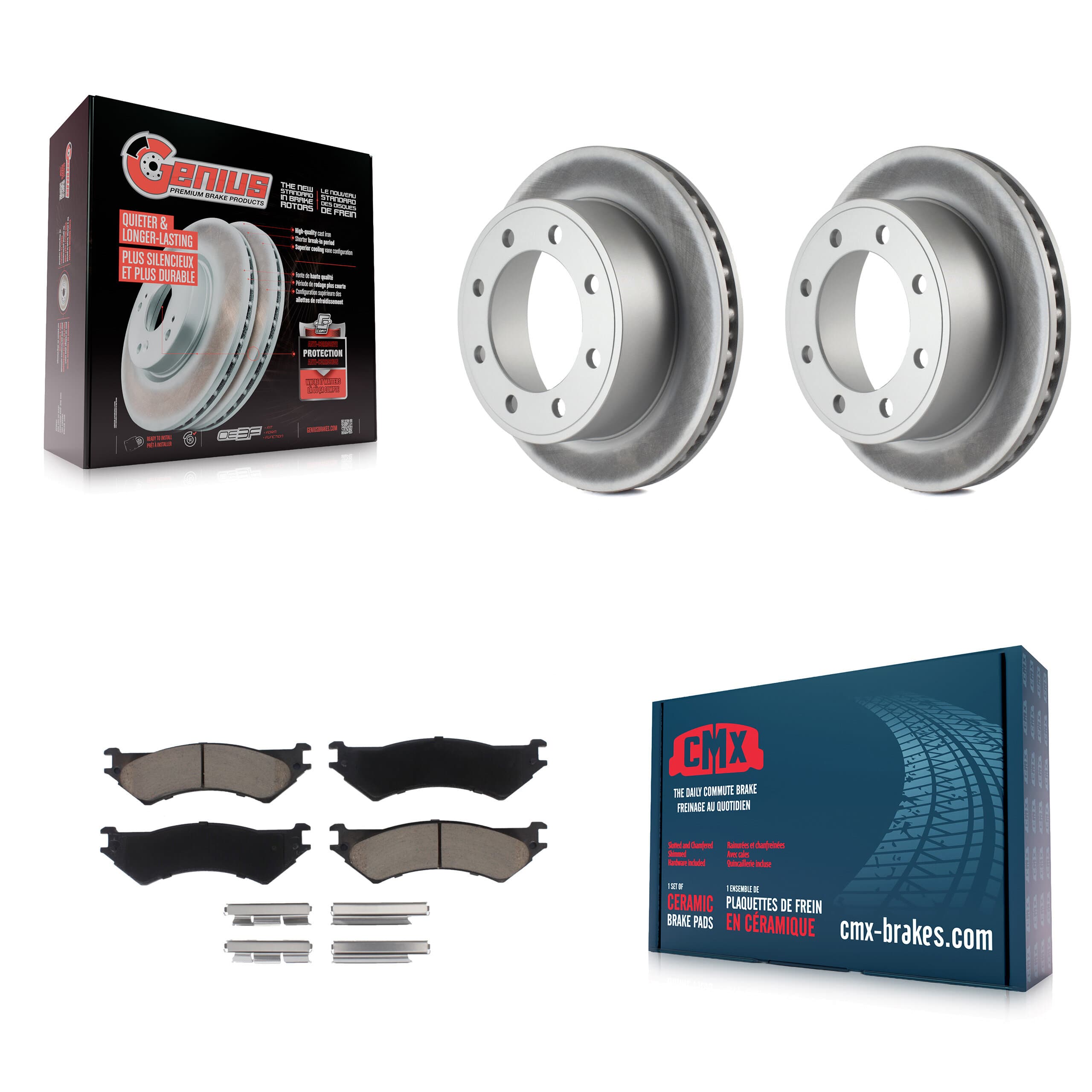 Transit Auto - KGC-101862 - Rear Disc Brake Kits image 1