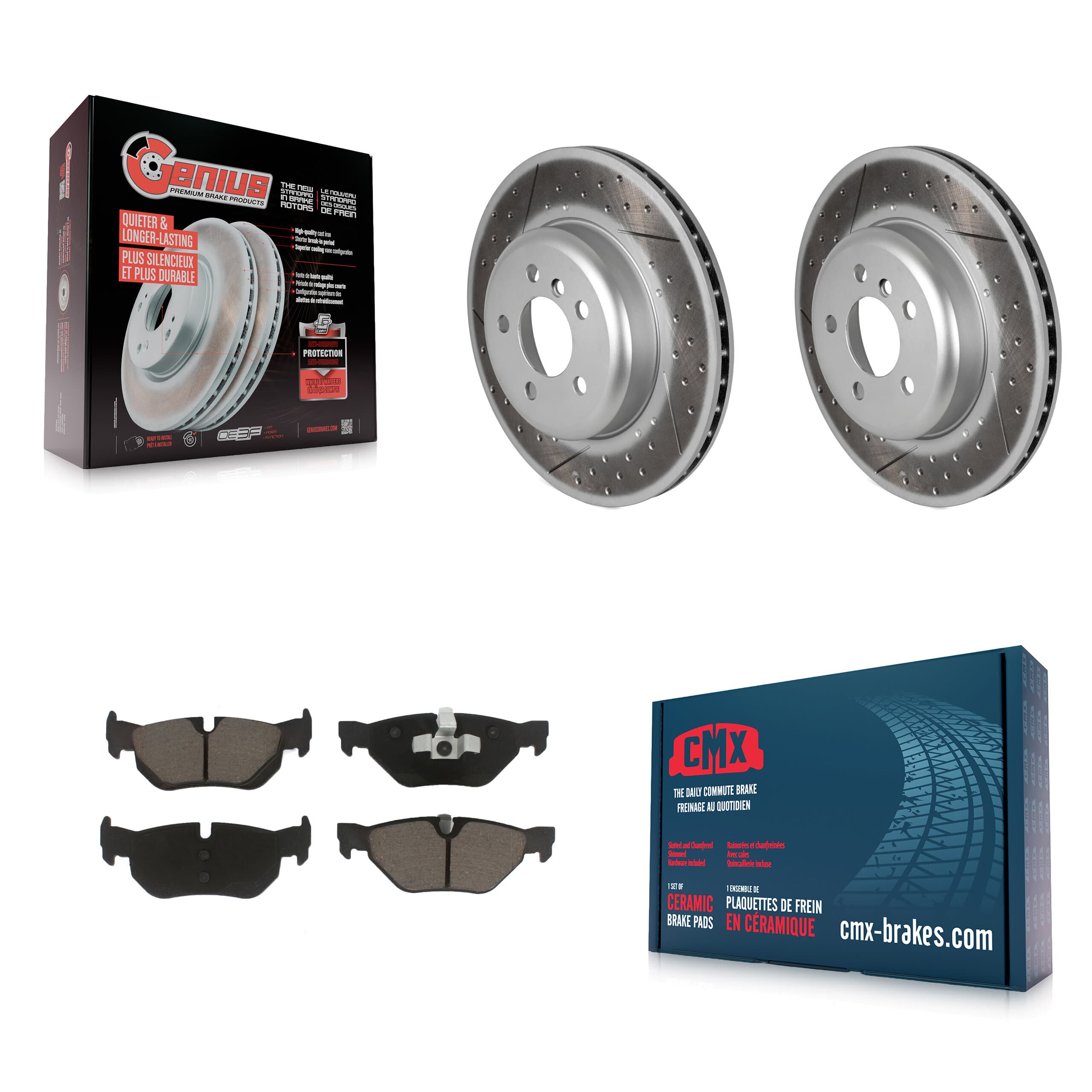 Transit Auto - KGC-102177 - Rear Disc Brake Kits image 1