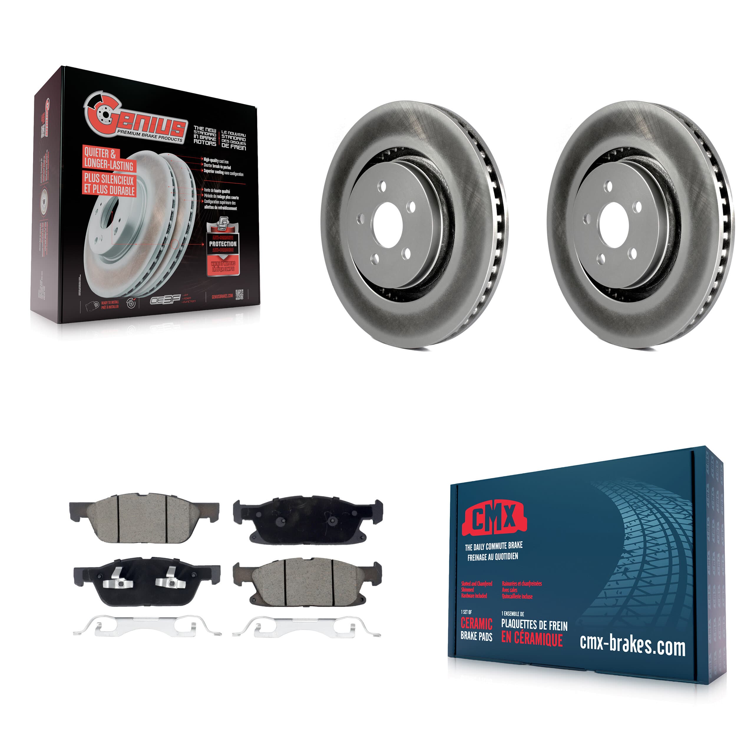 Transit Auto - KGC-102225 - Front Disc Brake Kits image 1