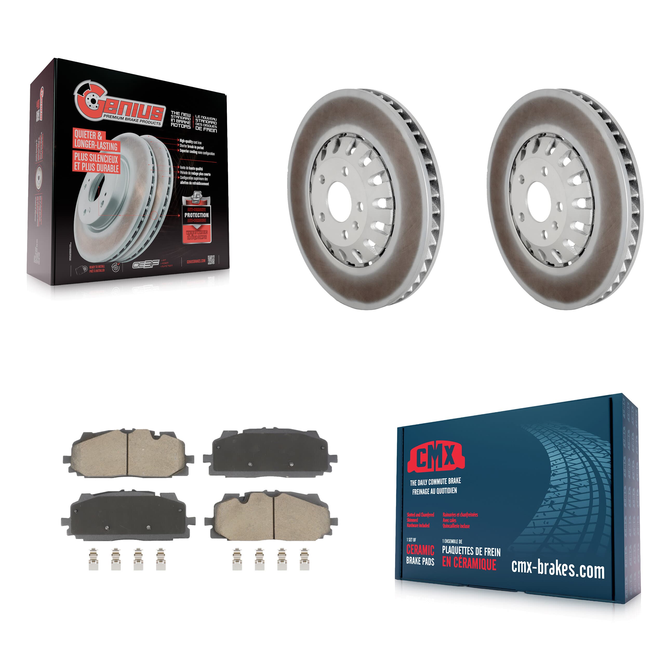 Transit Auto - KGC-102555 - Front Disc Brake Kits image 1