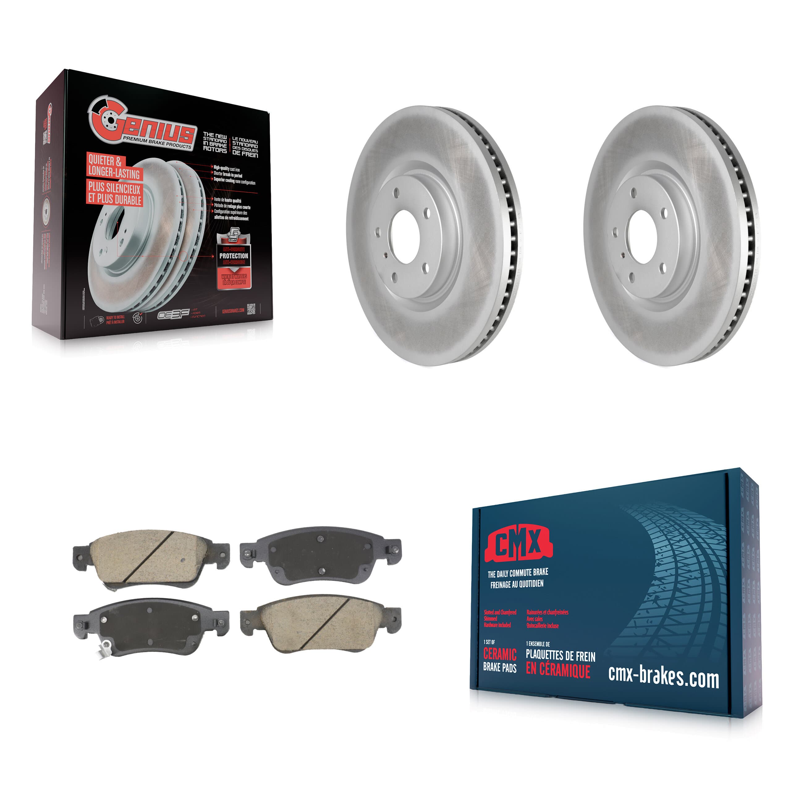 Transit Auto - KGC-102604 - Front Disc Brake Kits image 1