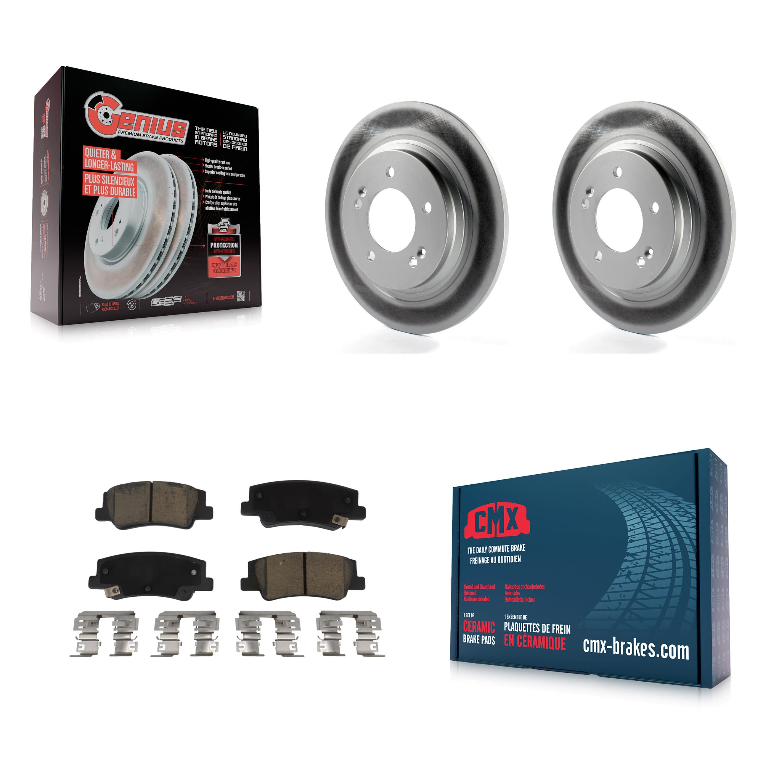 Transit Auto - KGC-102628 - Rear Disc Brake Kits image 1
