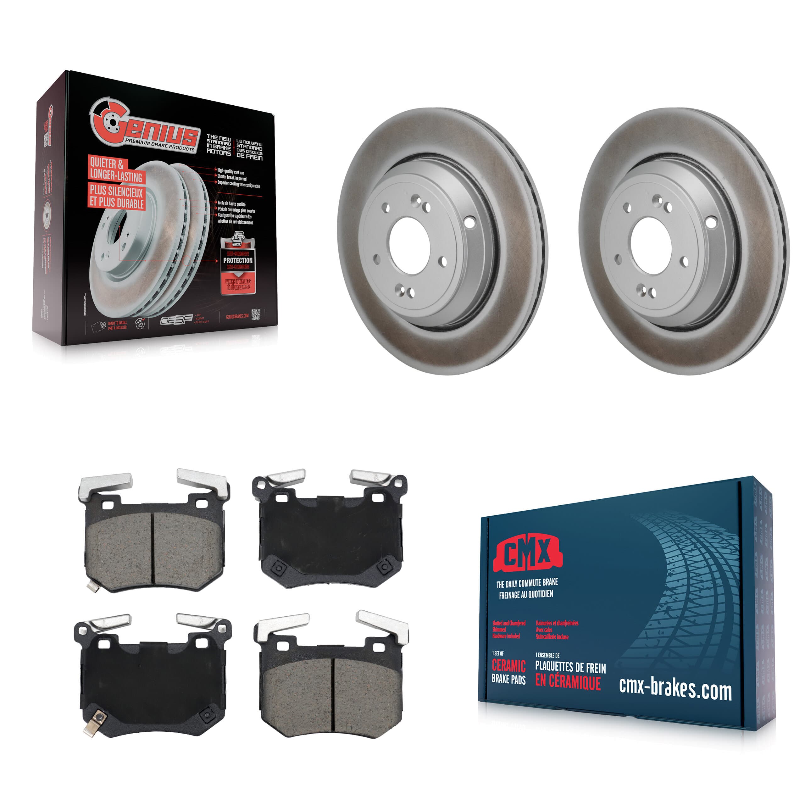 Transit Auto - KGC-102826 - Rear Disc Brake Kits image 1