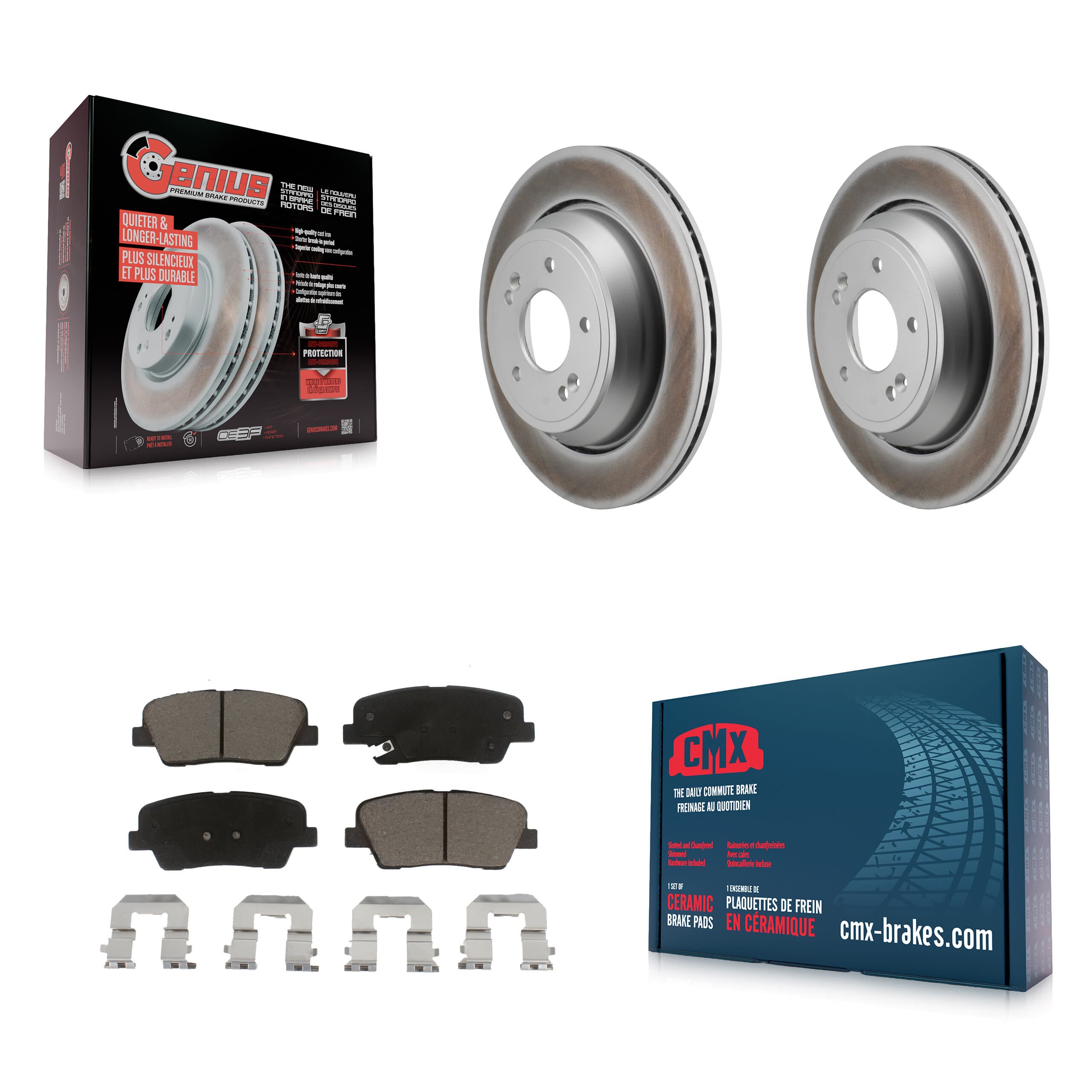 Transit Auto - KGC-102827 - Rear Disc Brake Kits image 1