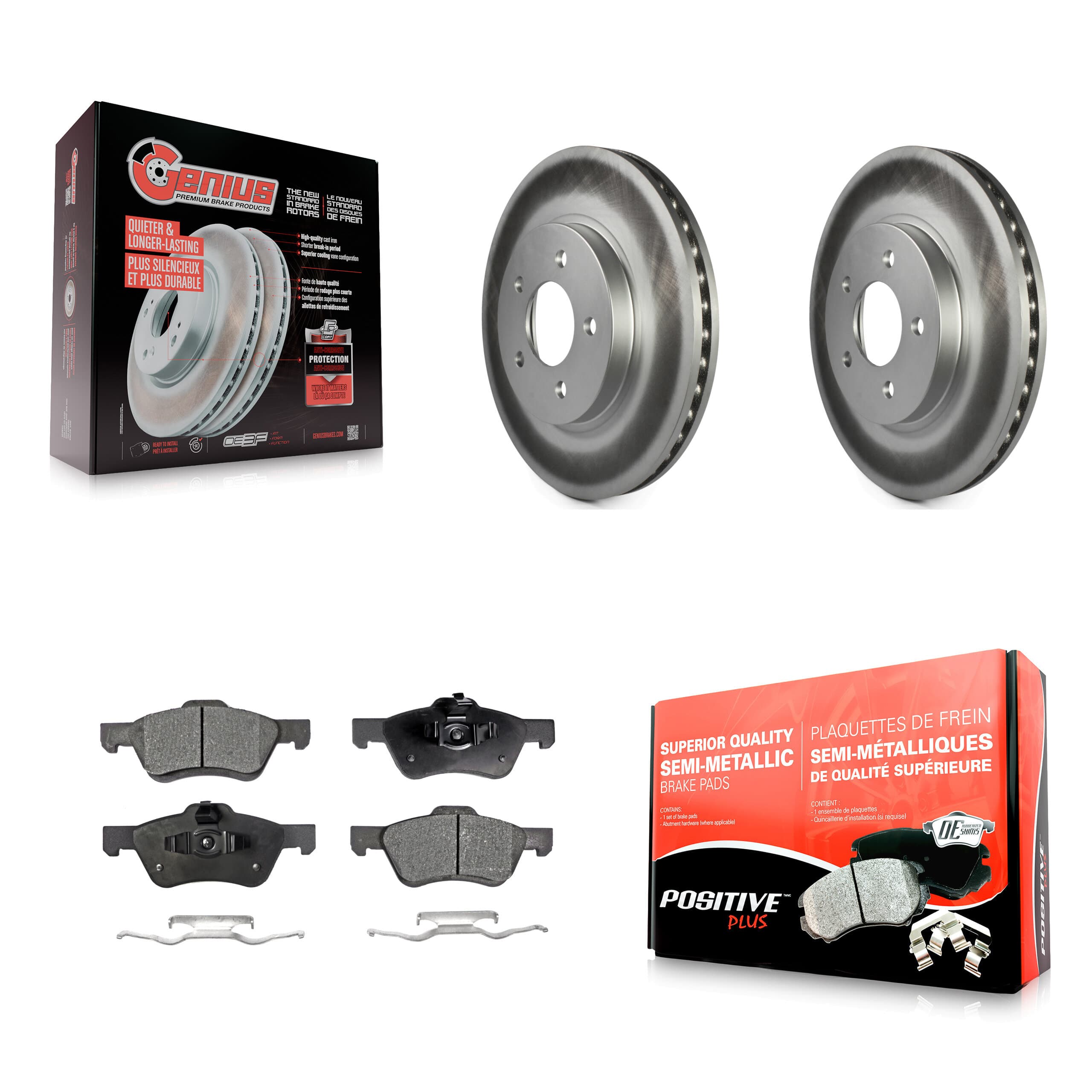 Transit Auto - KGF-100092 - Front Disc Brake Kits image 1