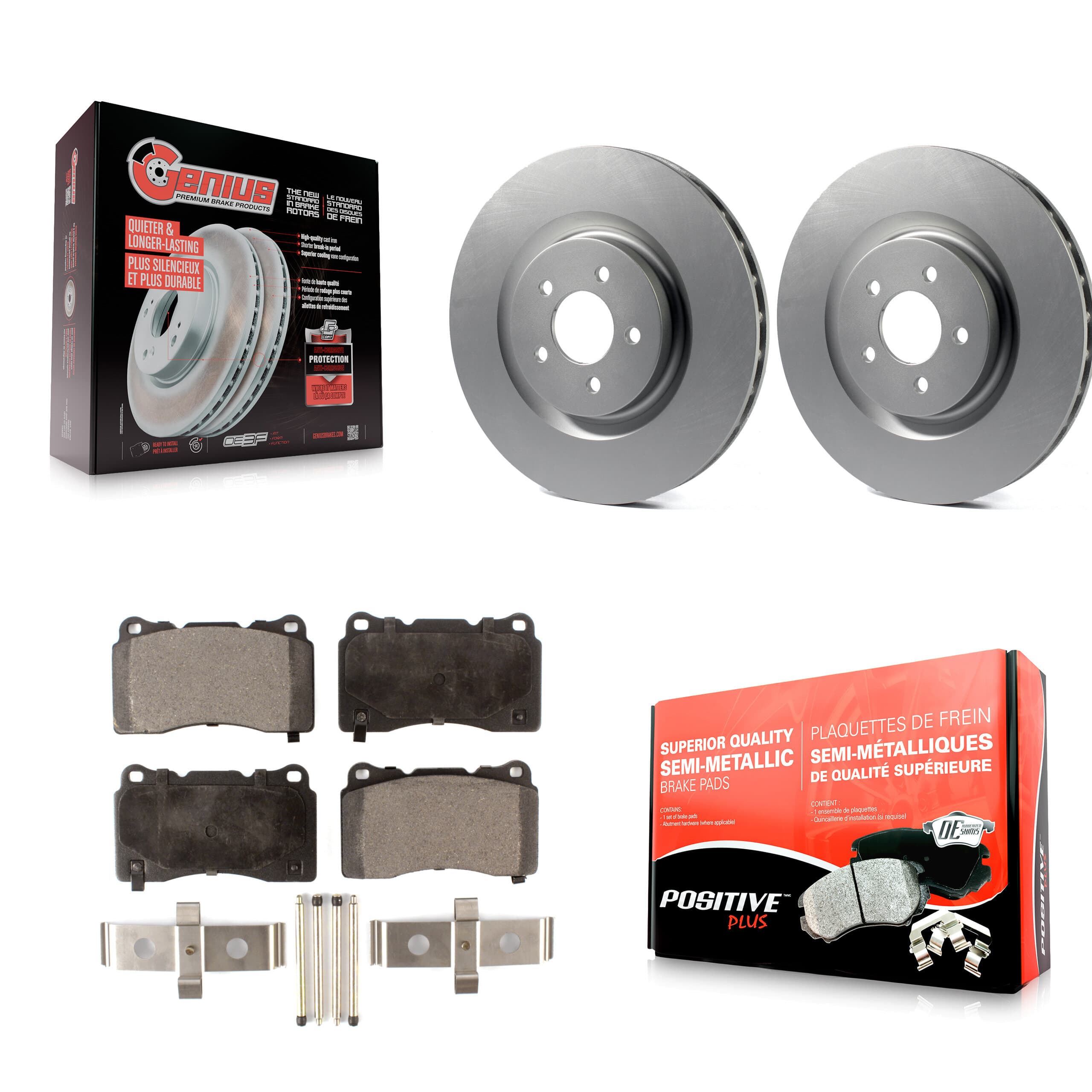 Transit Auto - KGF-100105 - Front Disc Brake Kits image 1