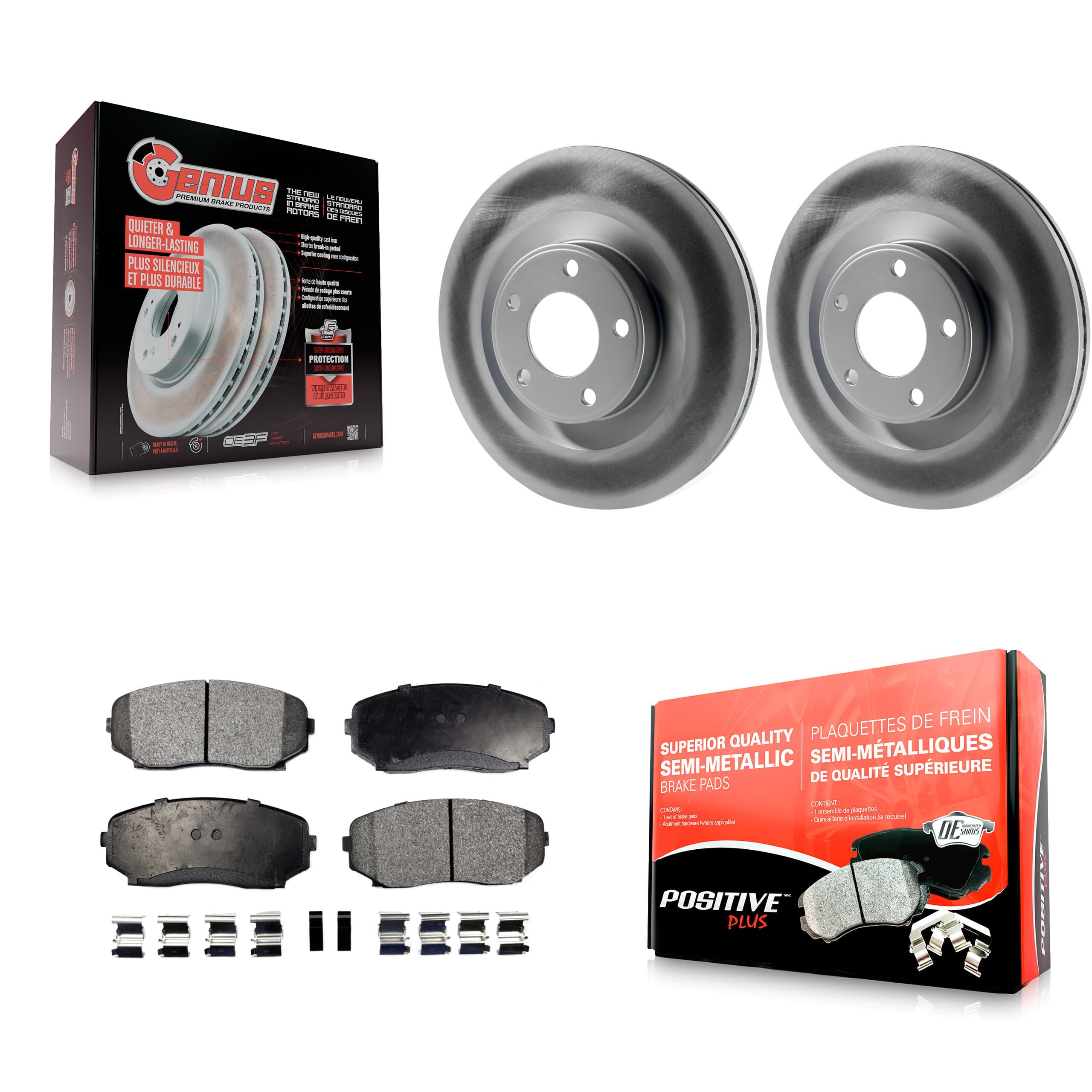 Transit Auto - KGF-100108 - Front Disc Brake Kits image 1