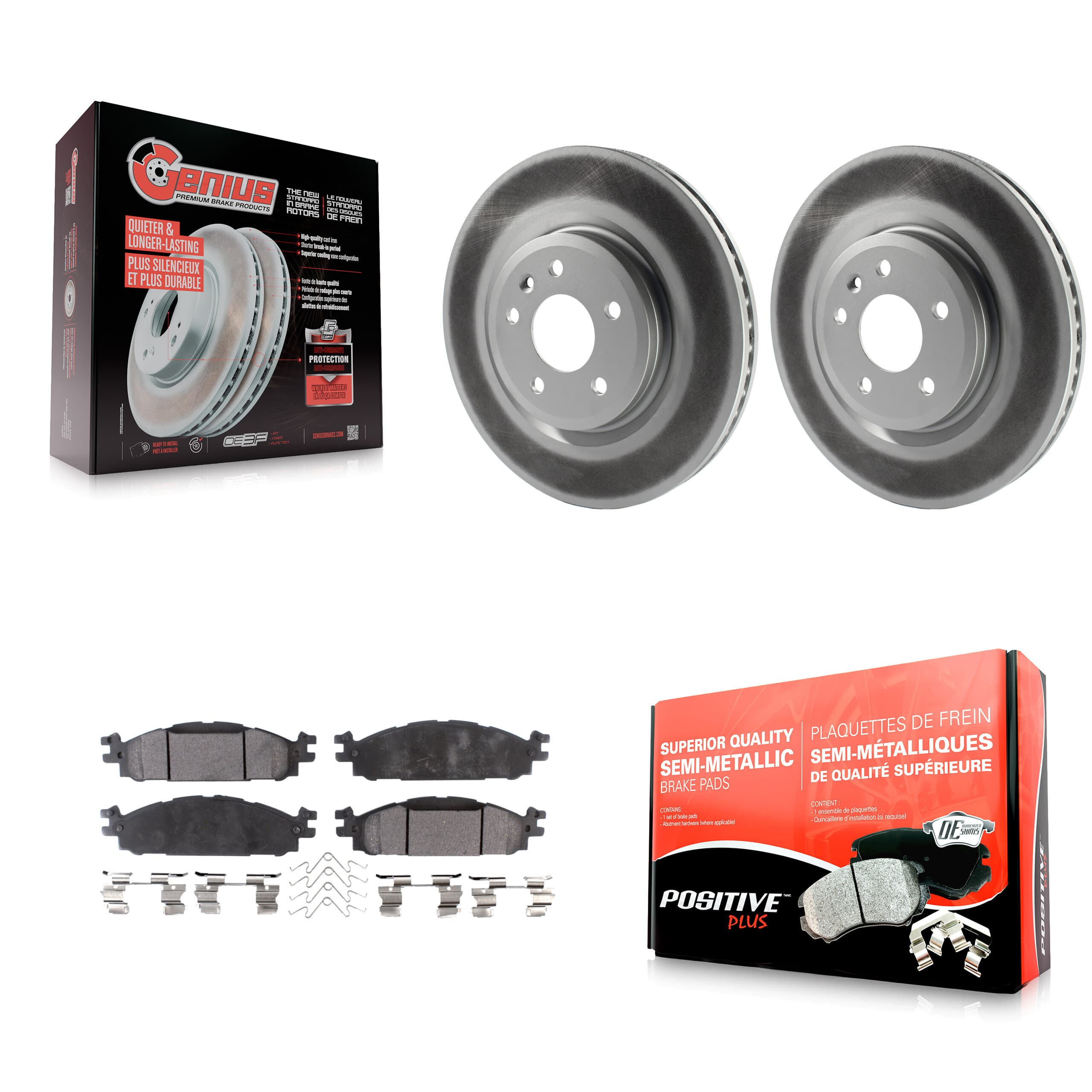 Transit Auto - KGF-100116 - Front Disc Brake Kits image 1