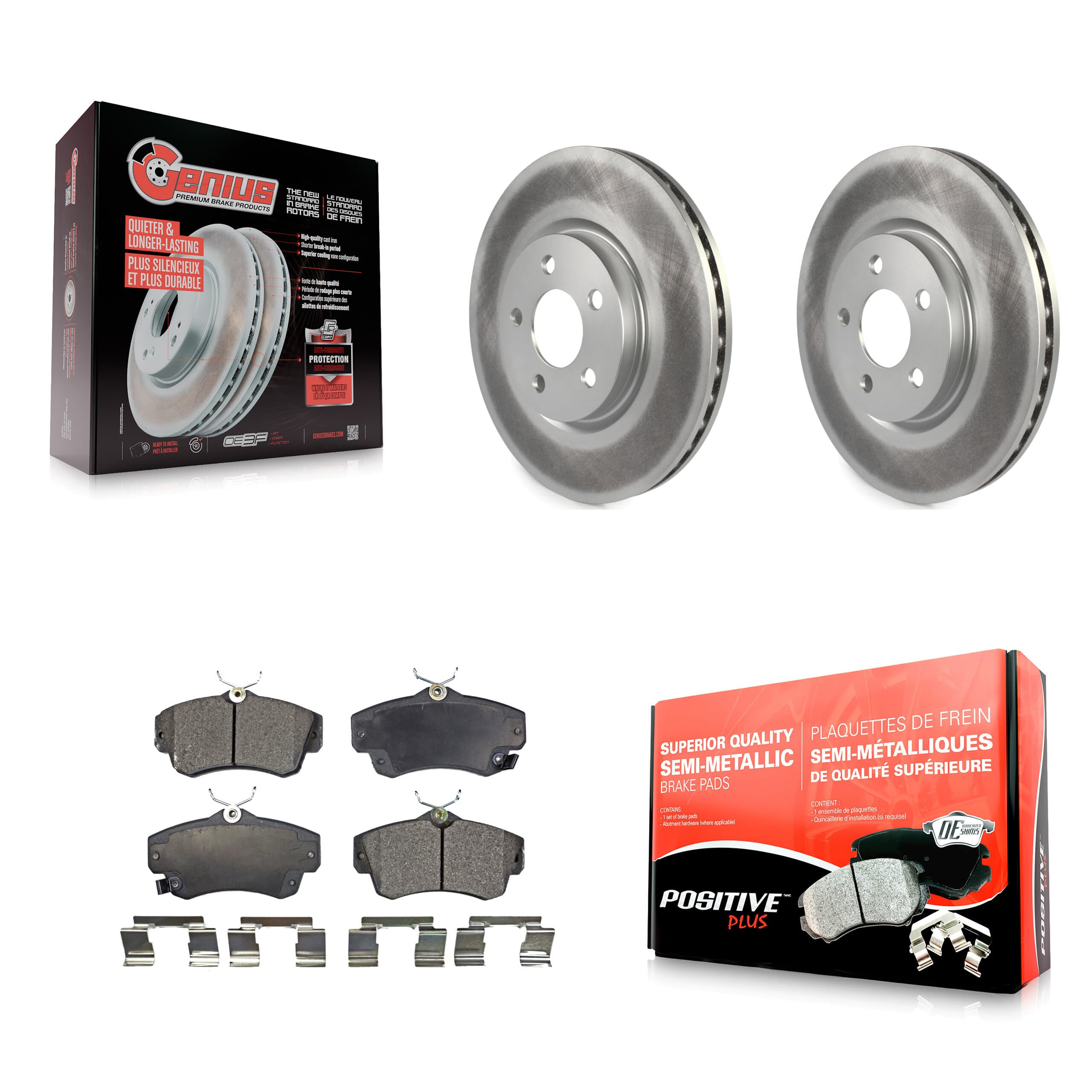 Transit Auto - KGF-100140 - Front Disc Brake Kits image 1