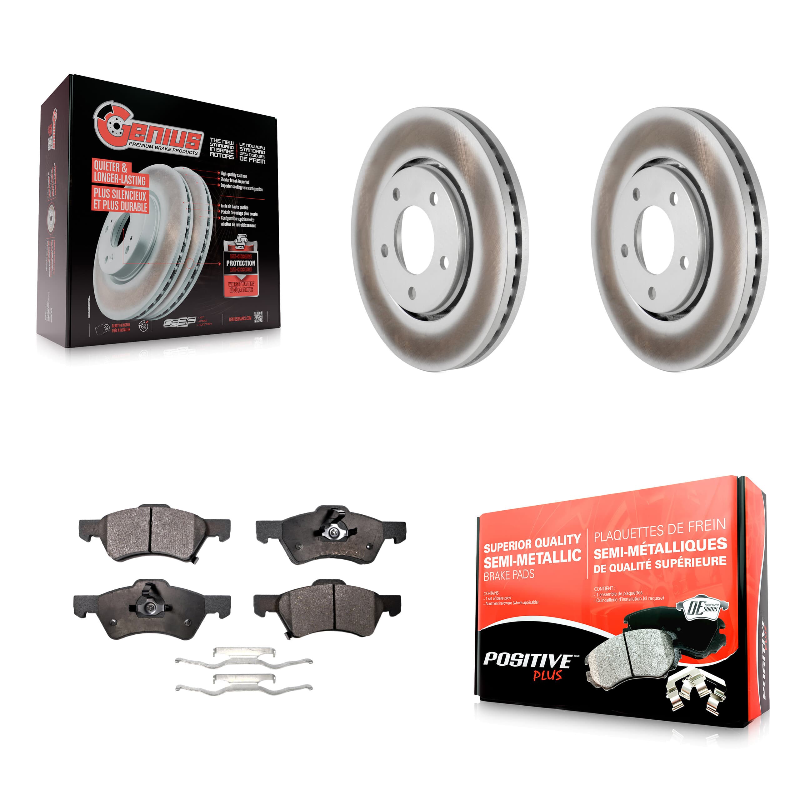Transit Auto - KGF-100143 - Front Disc Brake Kits image 1