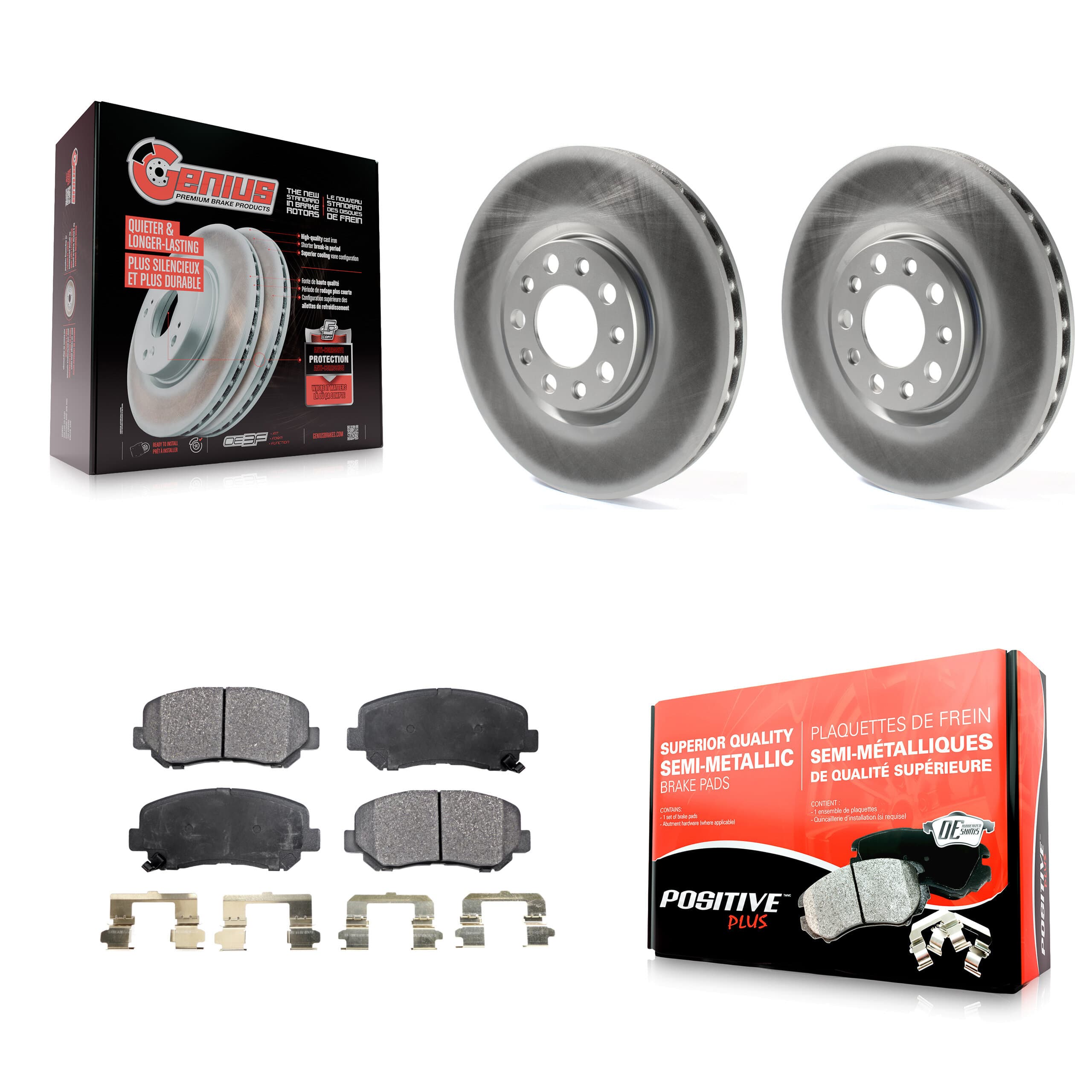 Transit Auto - KGF-100174 - Front Disc Brake Kits image 1