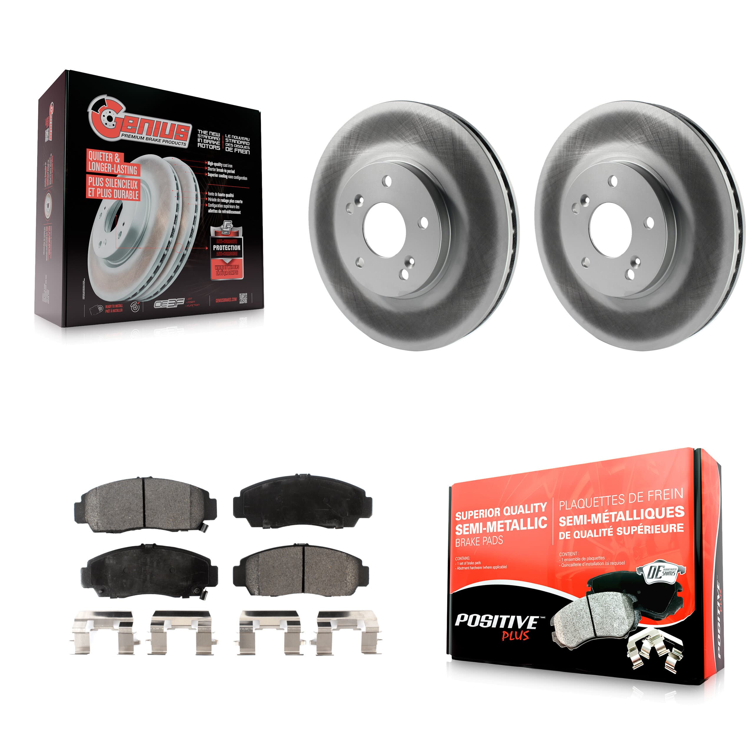 Transit Auto - KGF-100220 - Front Disc Brake Kits image 1