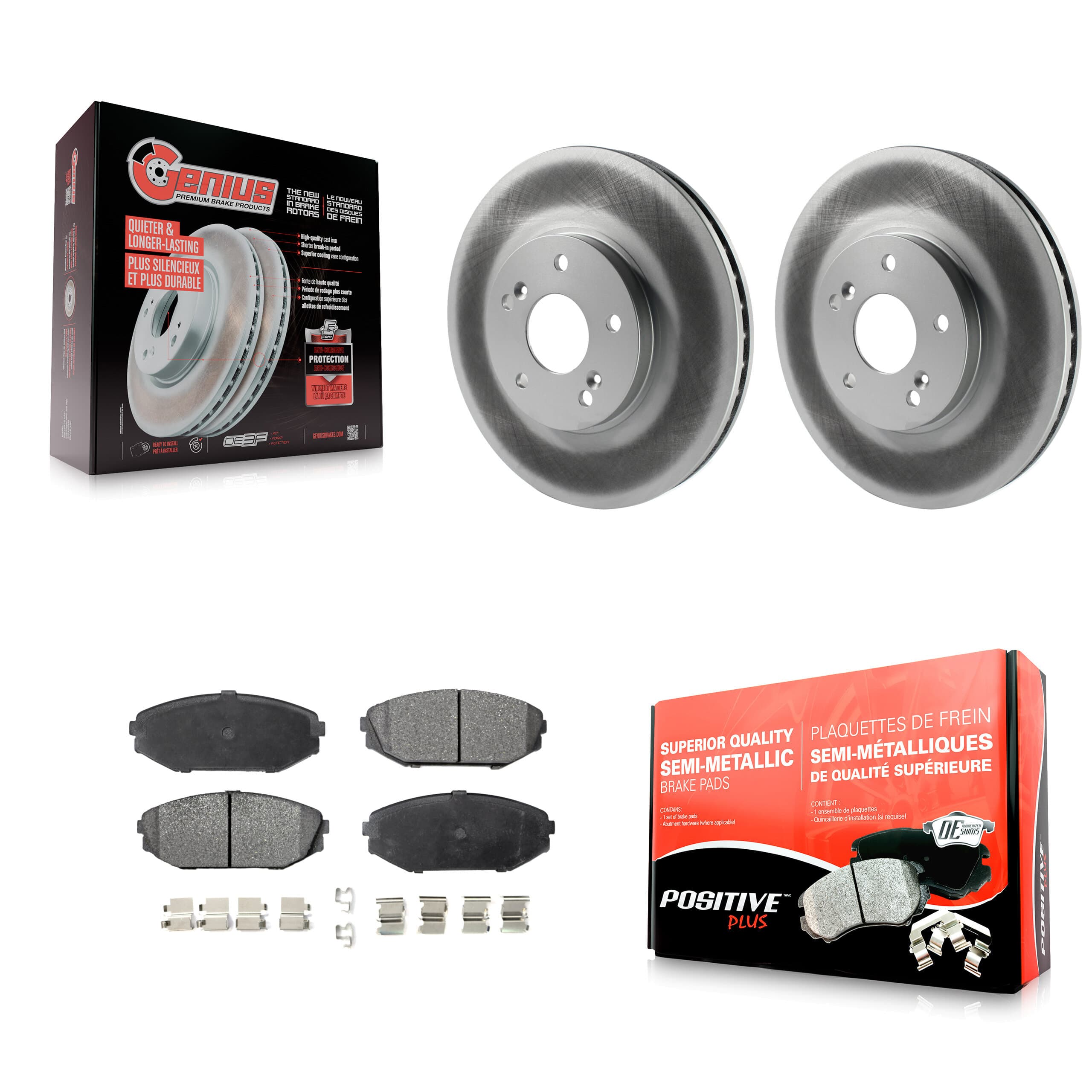 Transit Auto - KGF-100221 - Front Disc Brake Kits image 1