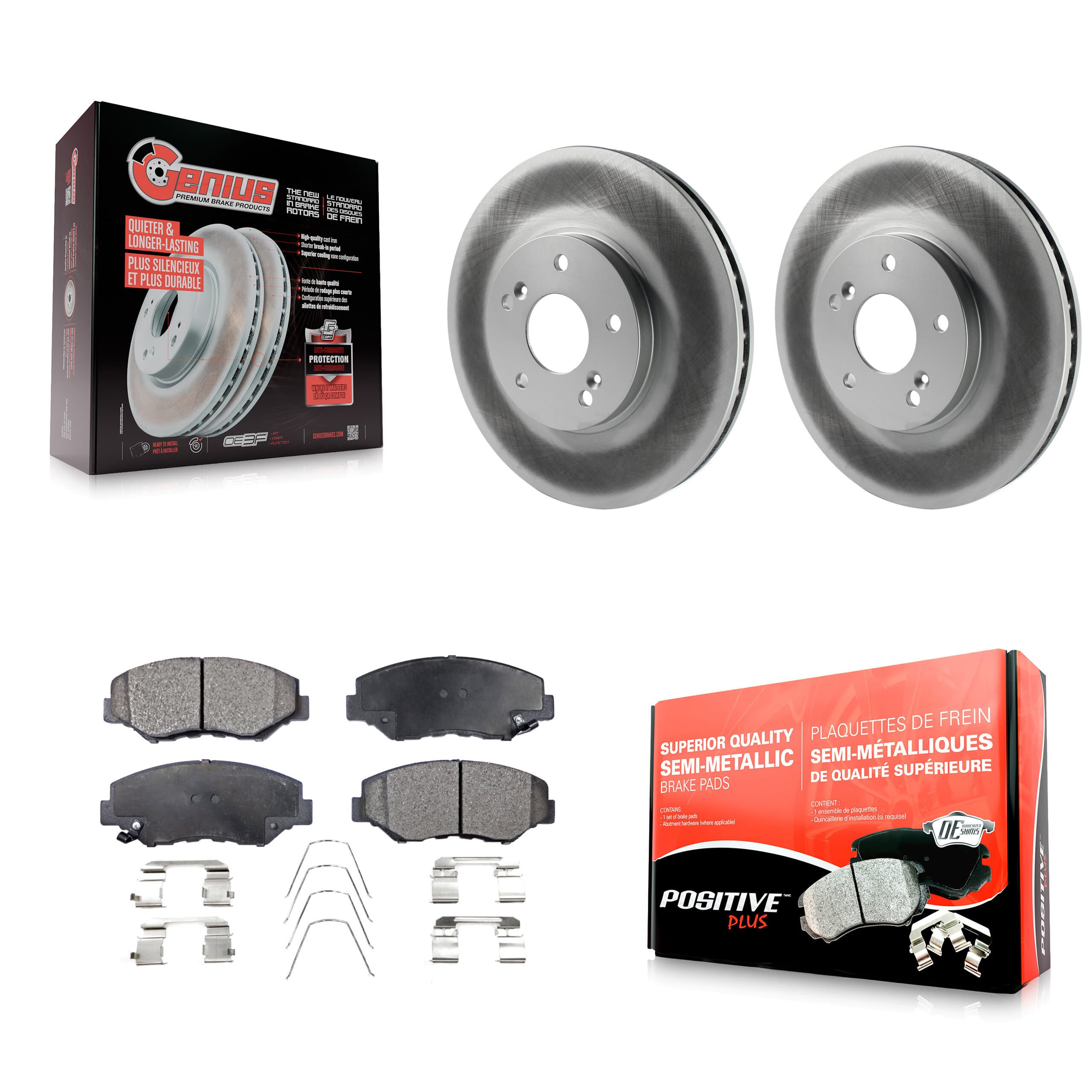 Transit Auto - KGF-100223 - Front Disc Brake Kits image 1