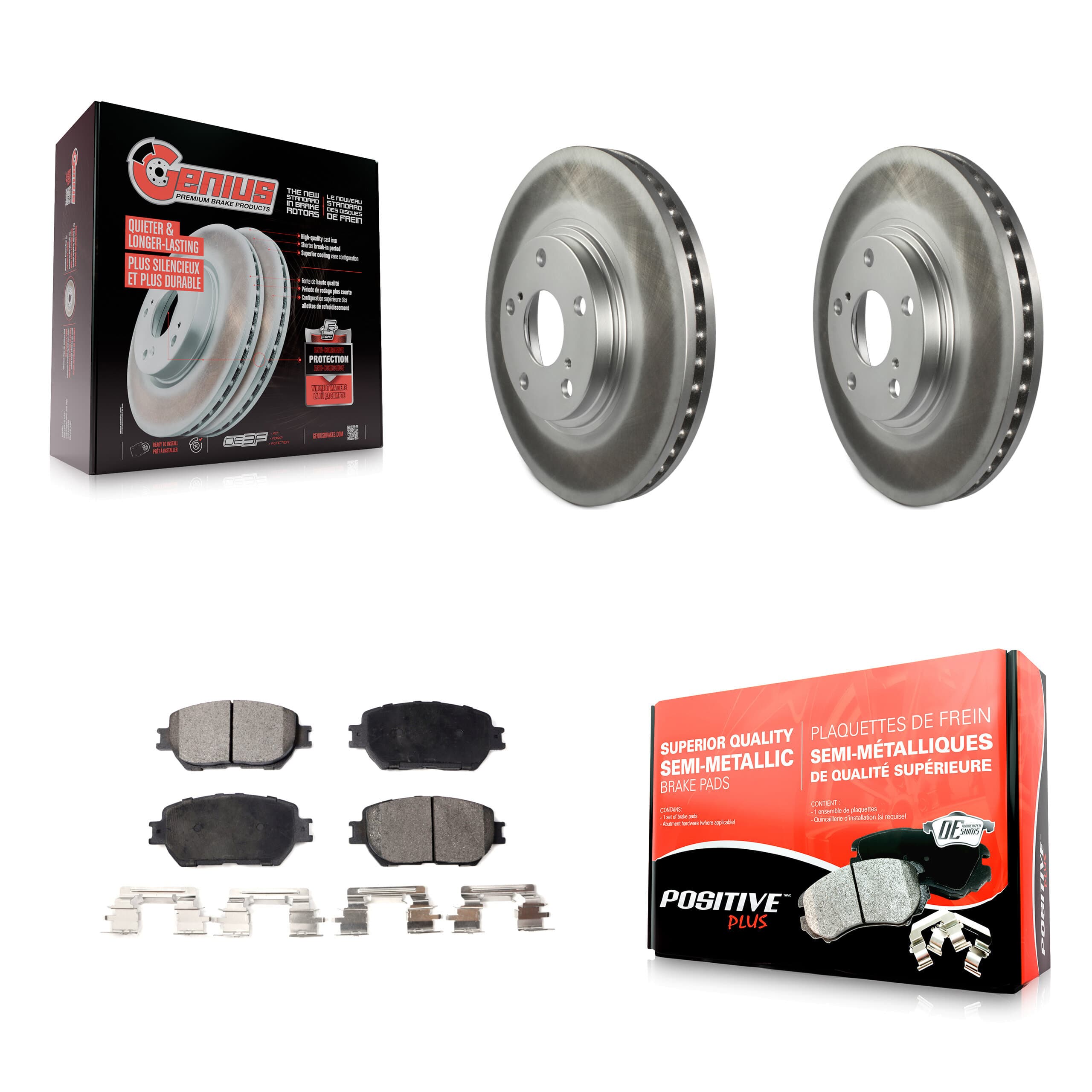 Transit Auto - KGF-100230 - Front Disc Brake Kits image 1