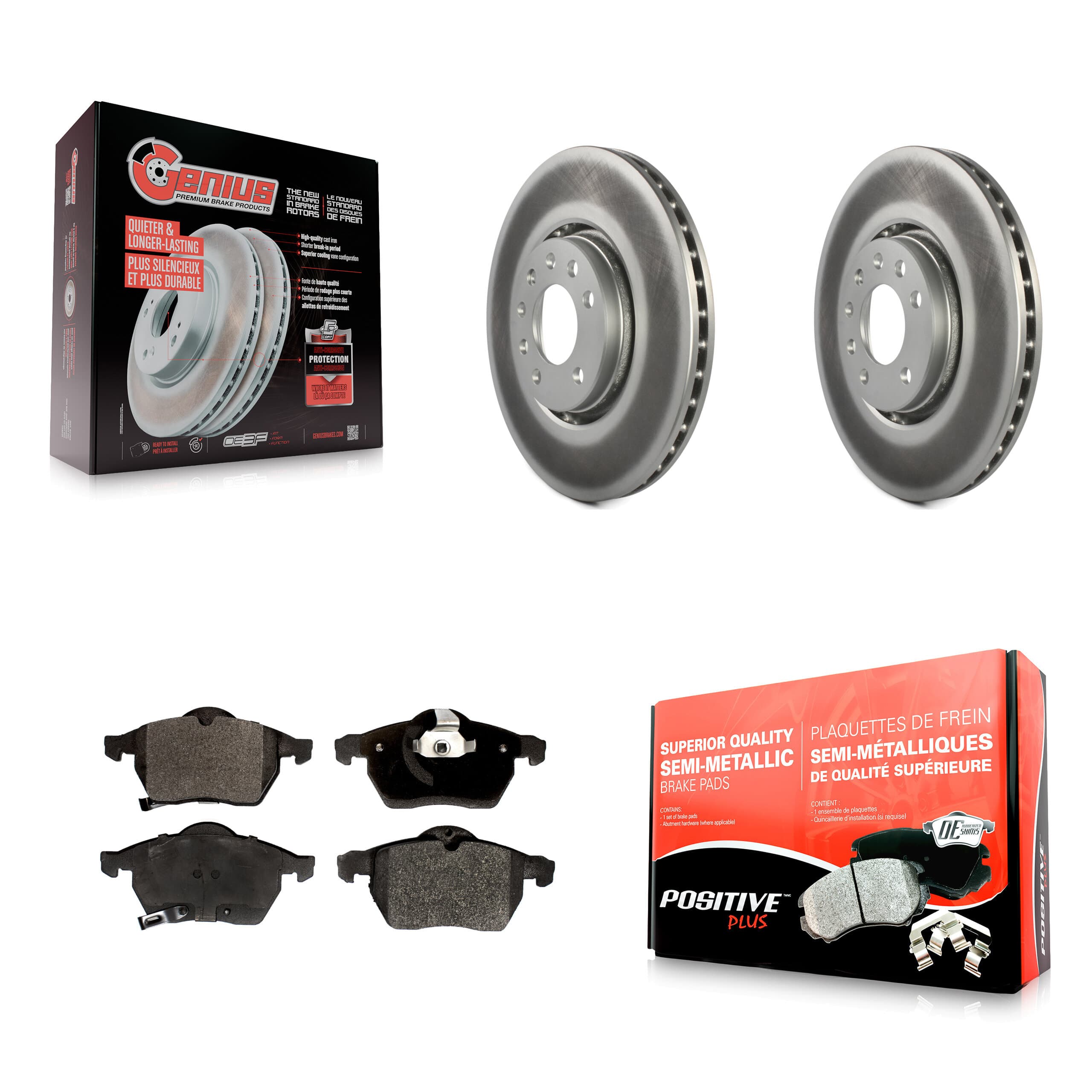 Transit Auto - KGF-100249 - Front Disc Brake Kits image 1