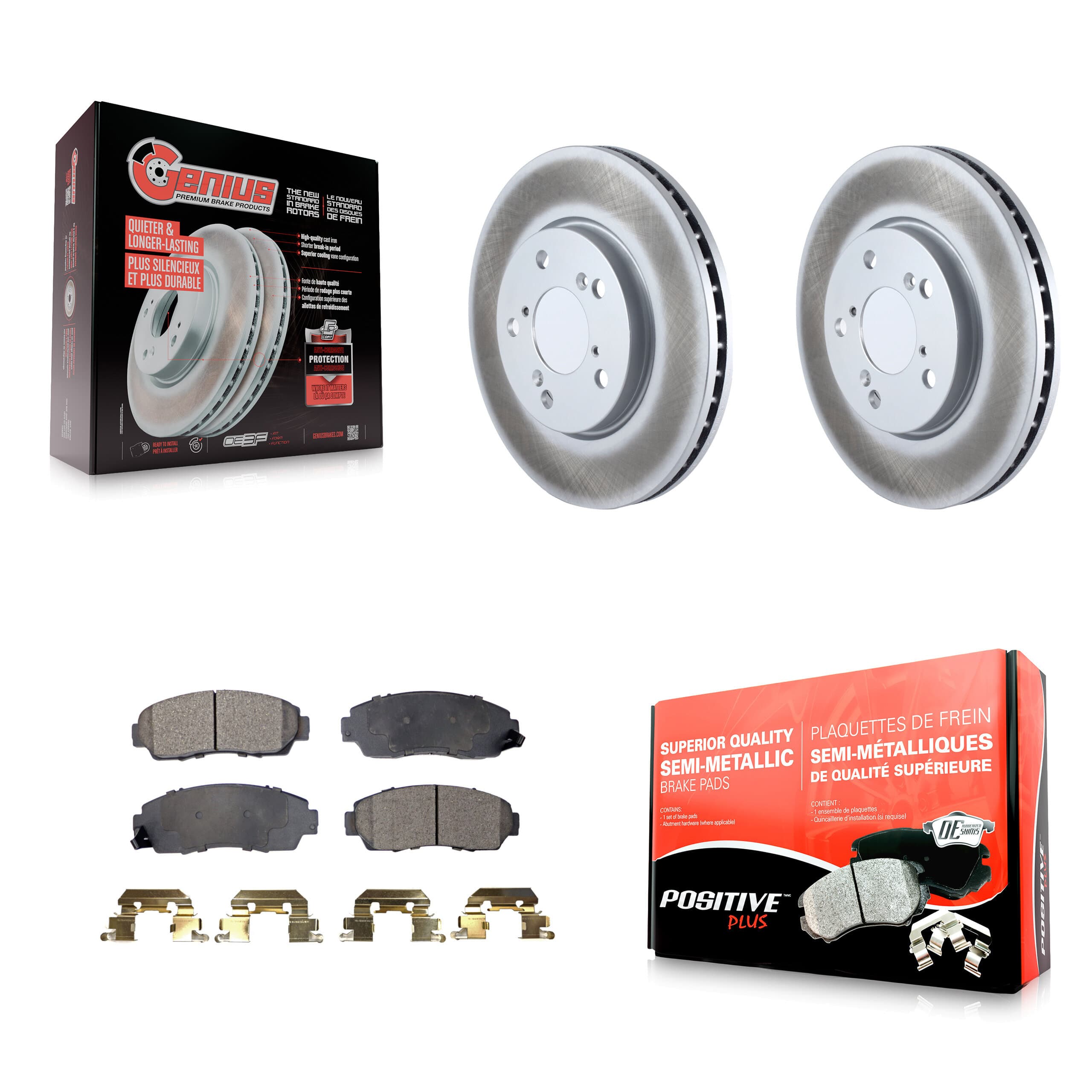 Transit Auto - KGF-100293 - Front Disc Brake Kits image 1