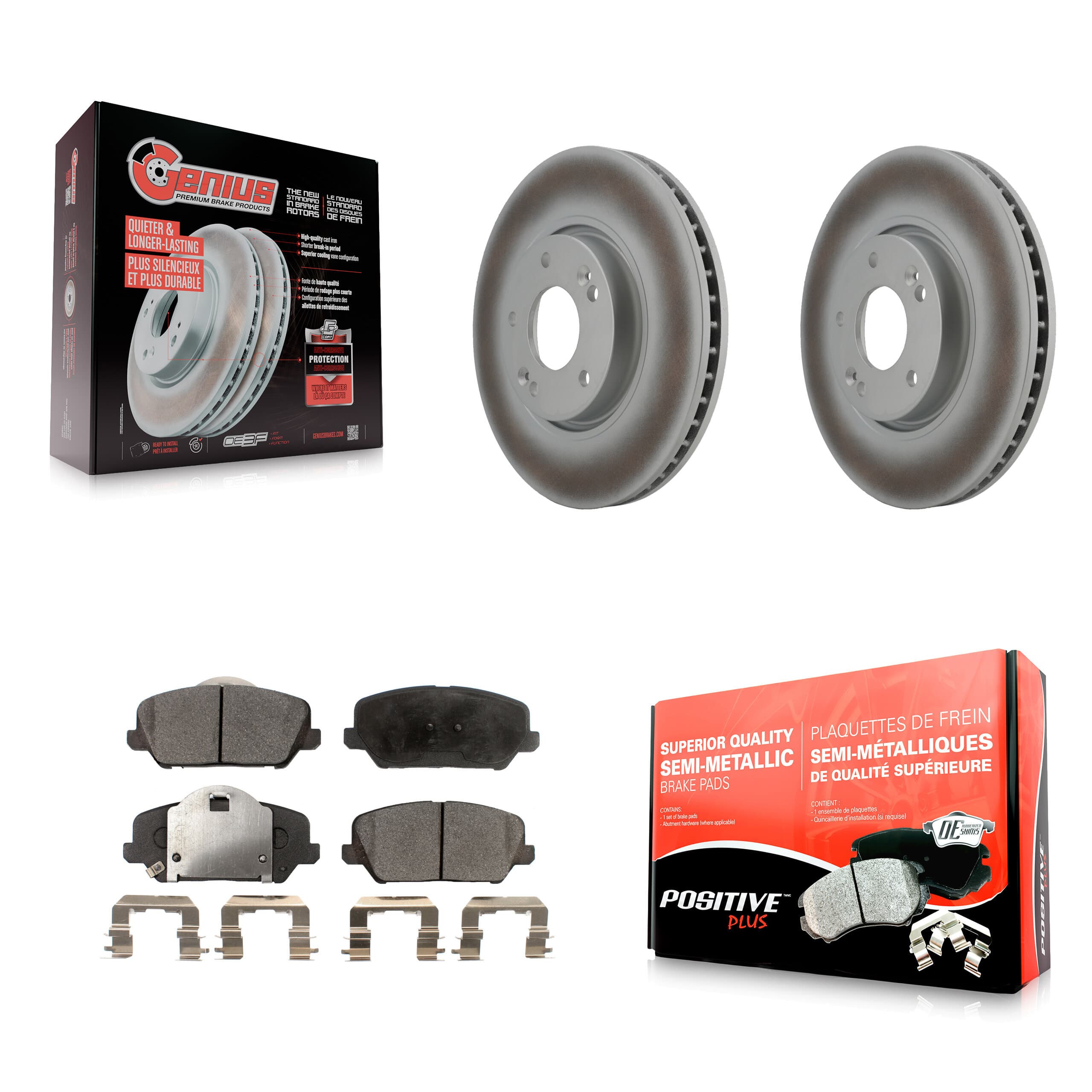 Transit Auto - KGF-100340 - Front Disc Brake Kits image 1