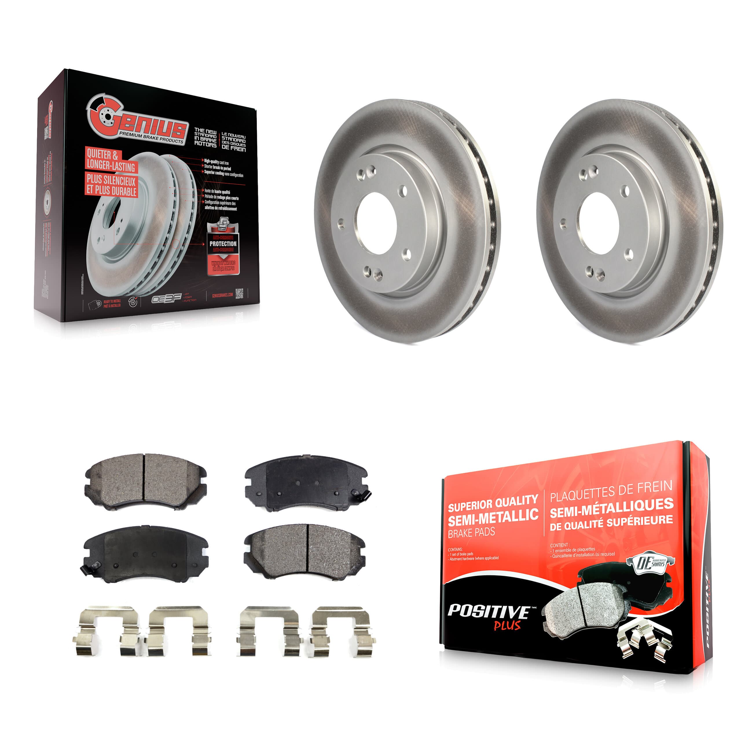 Transit Auto - KGF-100357 - Front Disc Brake Kits image 1