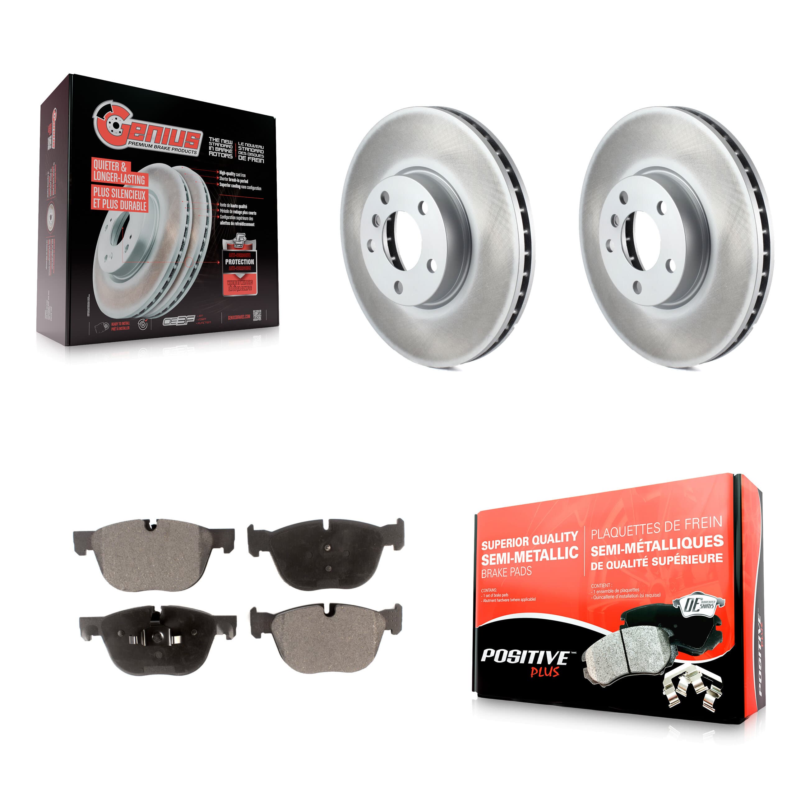 Transit Auto - KGF-100381 - Front Disc Brake Kits image 1