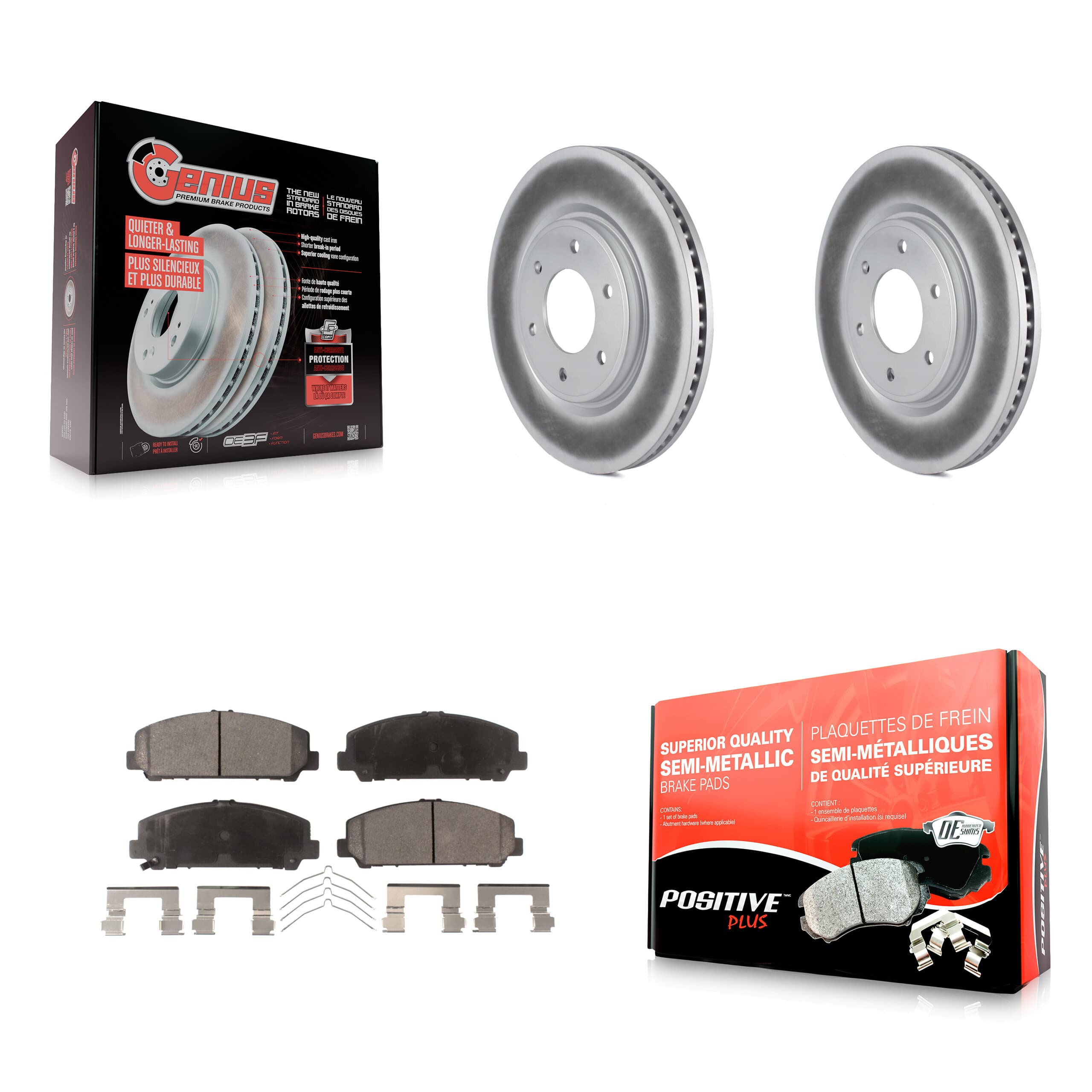 Transit Auto - KGF-100391 - Front Disc Brake Kits image 1