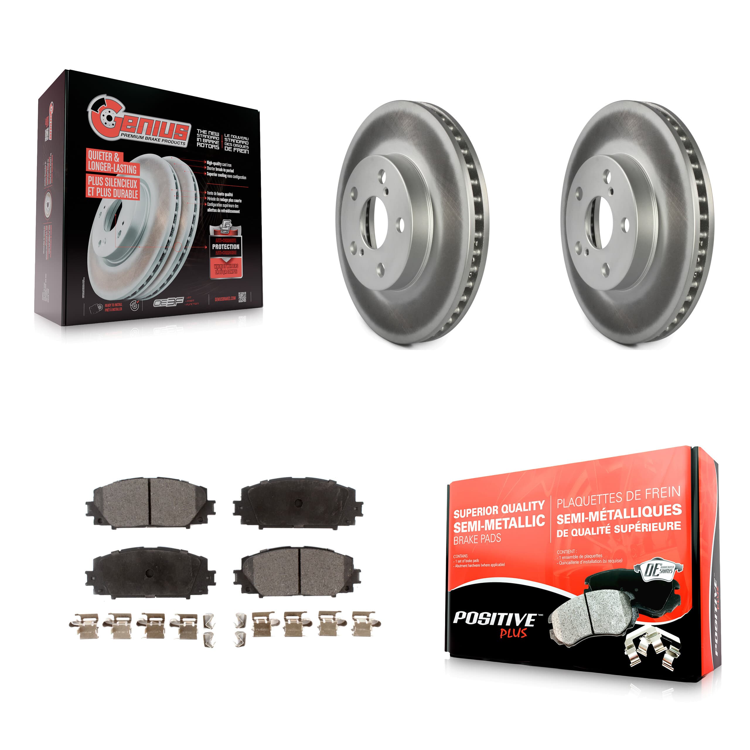 Transit Auto - KGF-100423 - Front Disc Brake Kits image 1