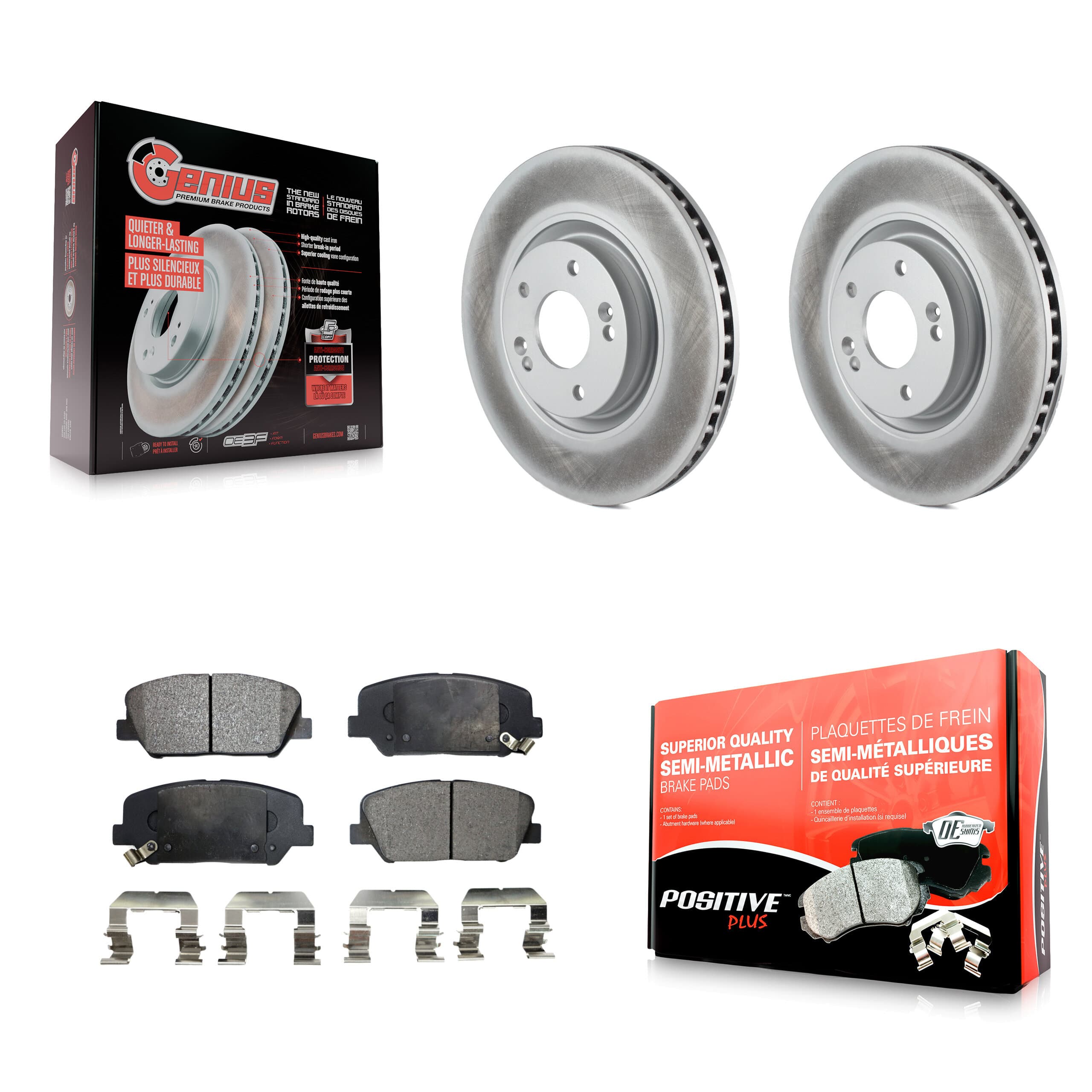 Transit Auto - KGF-100451 - Front Disc Brake Kits image 1