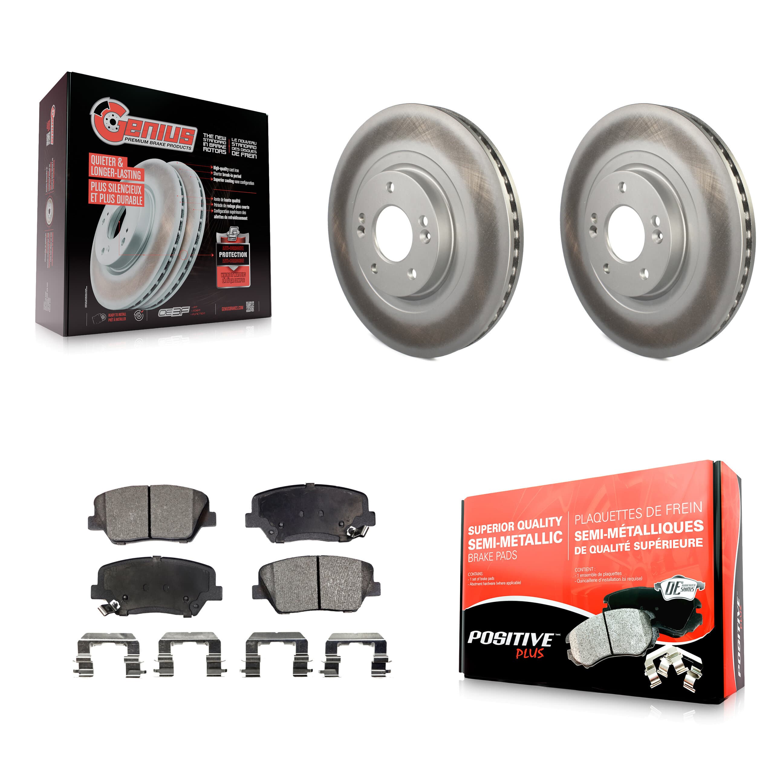 Transit Auto - KGF-100475 - Front Disc Brake Kits image 1