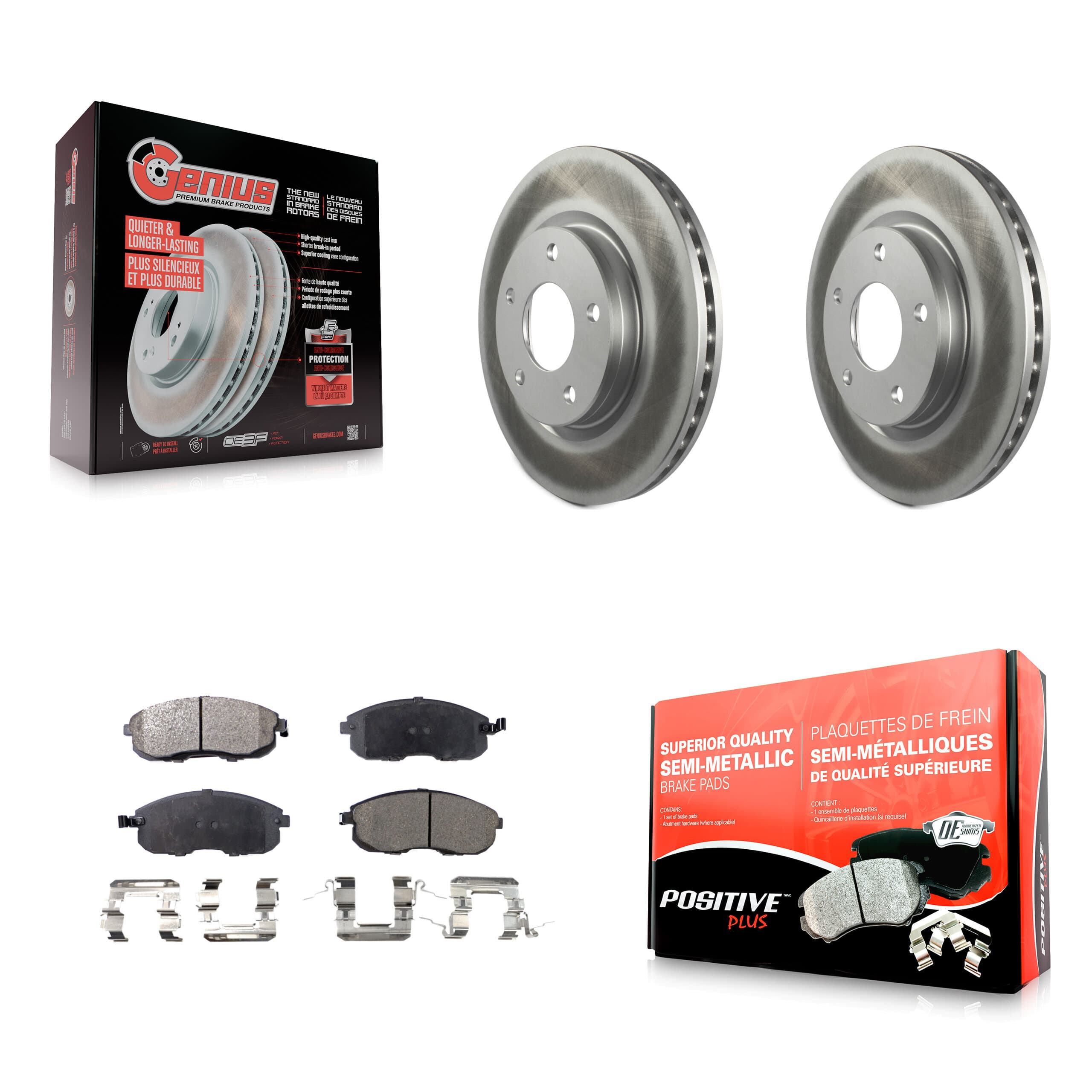 Transit Auto - KGF-100496 - Front Disc Brake Kits image 1