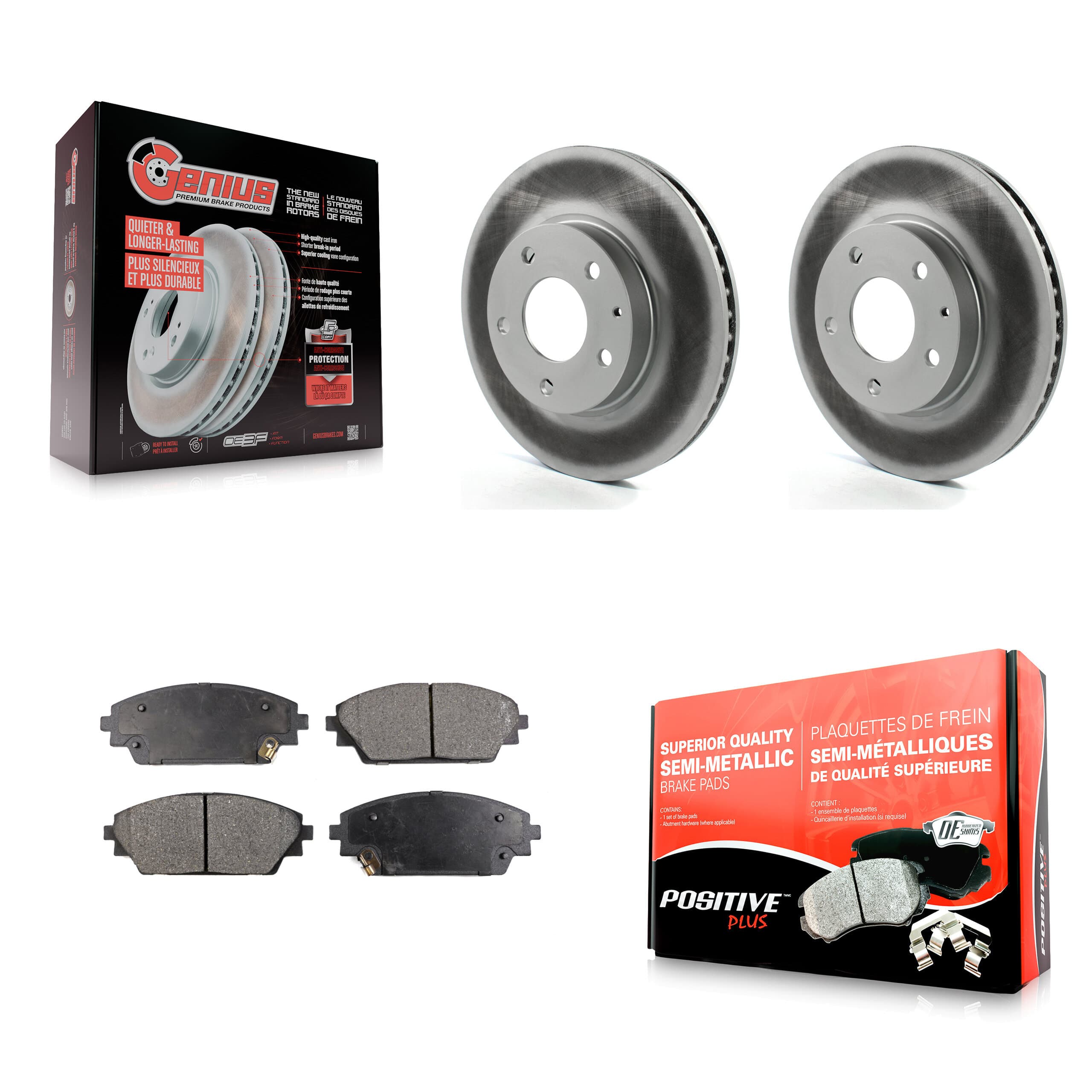 Transit Auto - KGF-100497 - Front Disc Brake Kits image 1