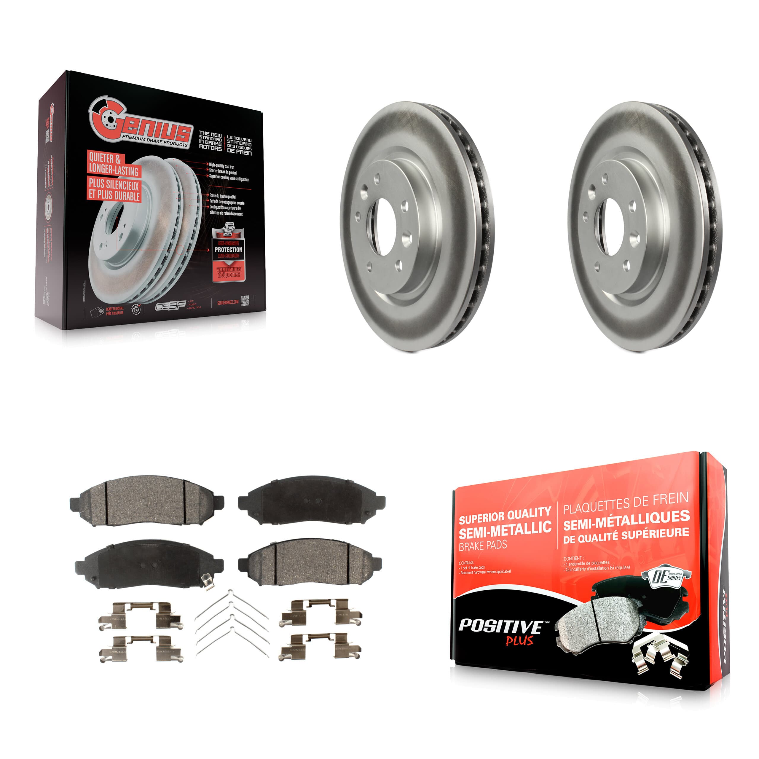 Transit Auto - KGF-100500 - Front Disc Brake Kits image 1