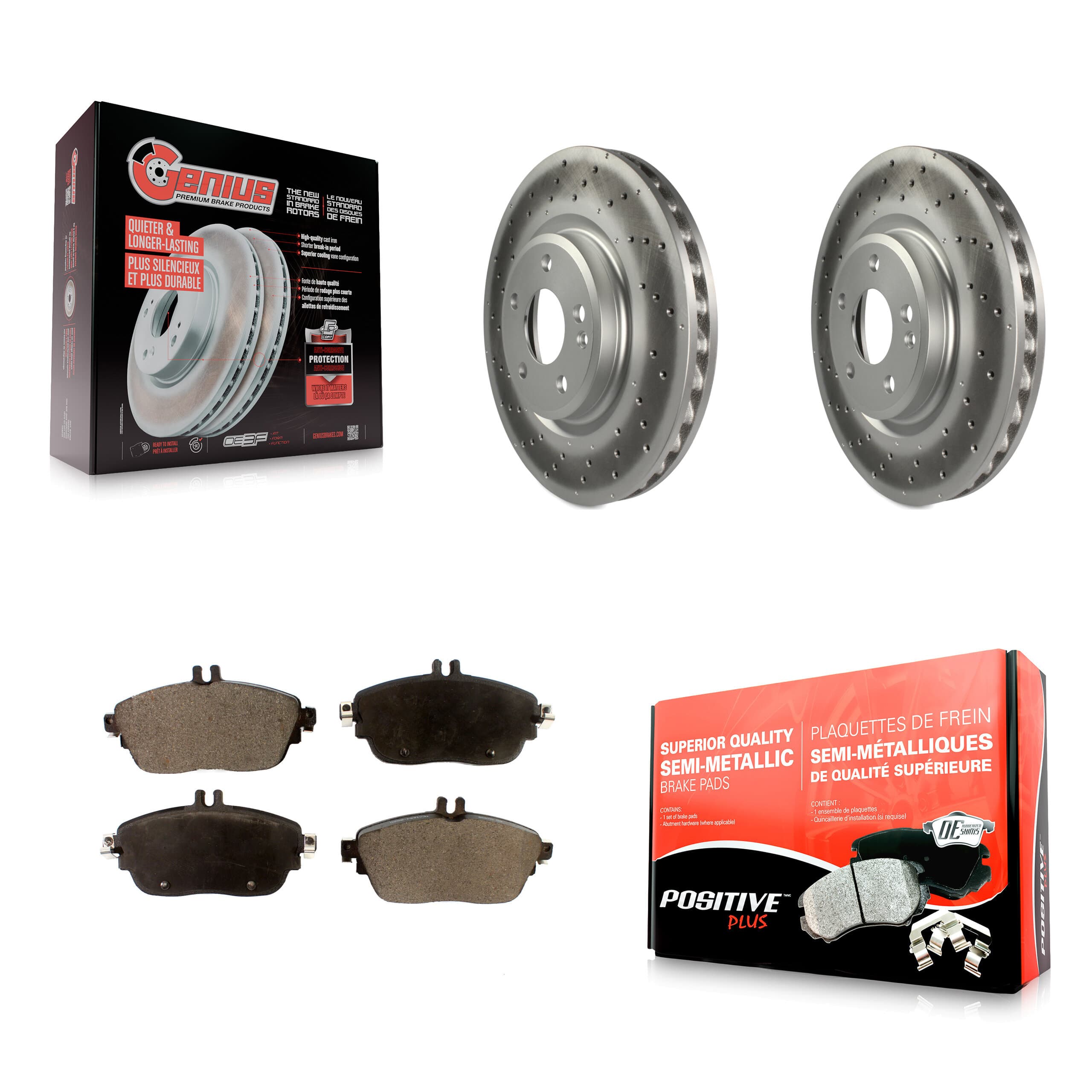 Transit Auto - KGF-100504 - Front Disc Brake Kits image 1