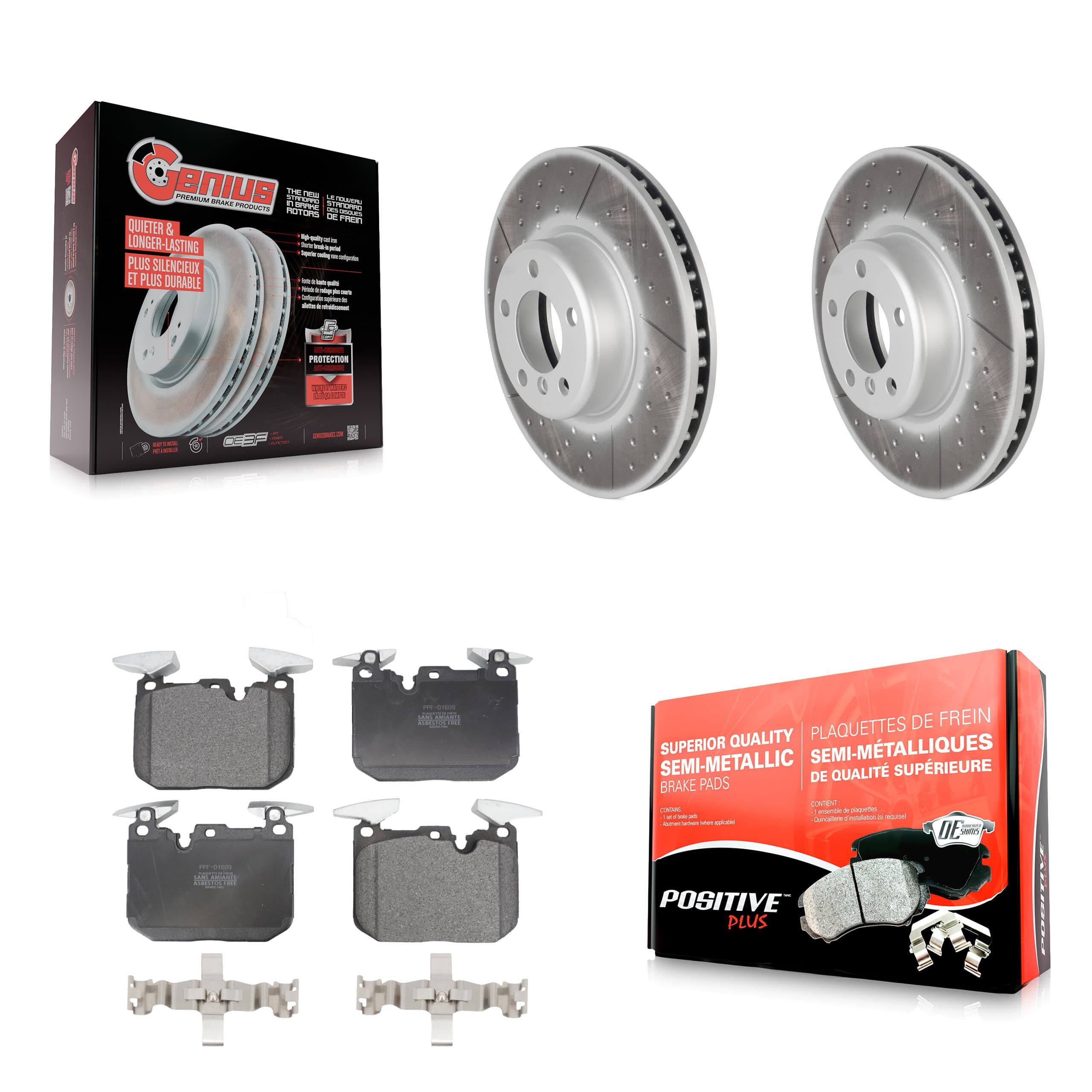 Transit Auto - KGF-100522 - Front Disc Brake Kits image 1