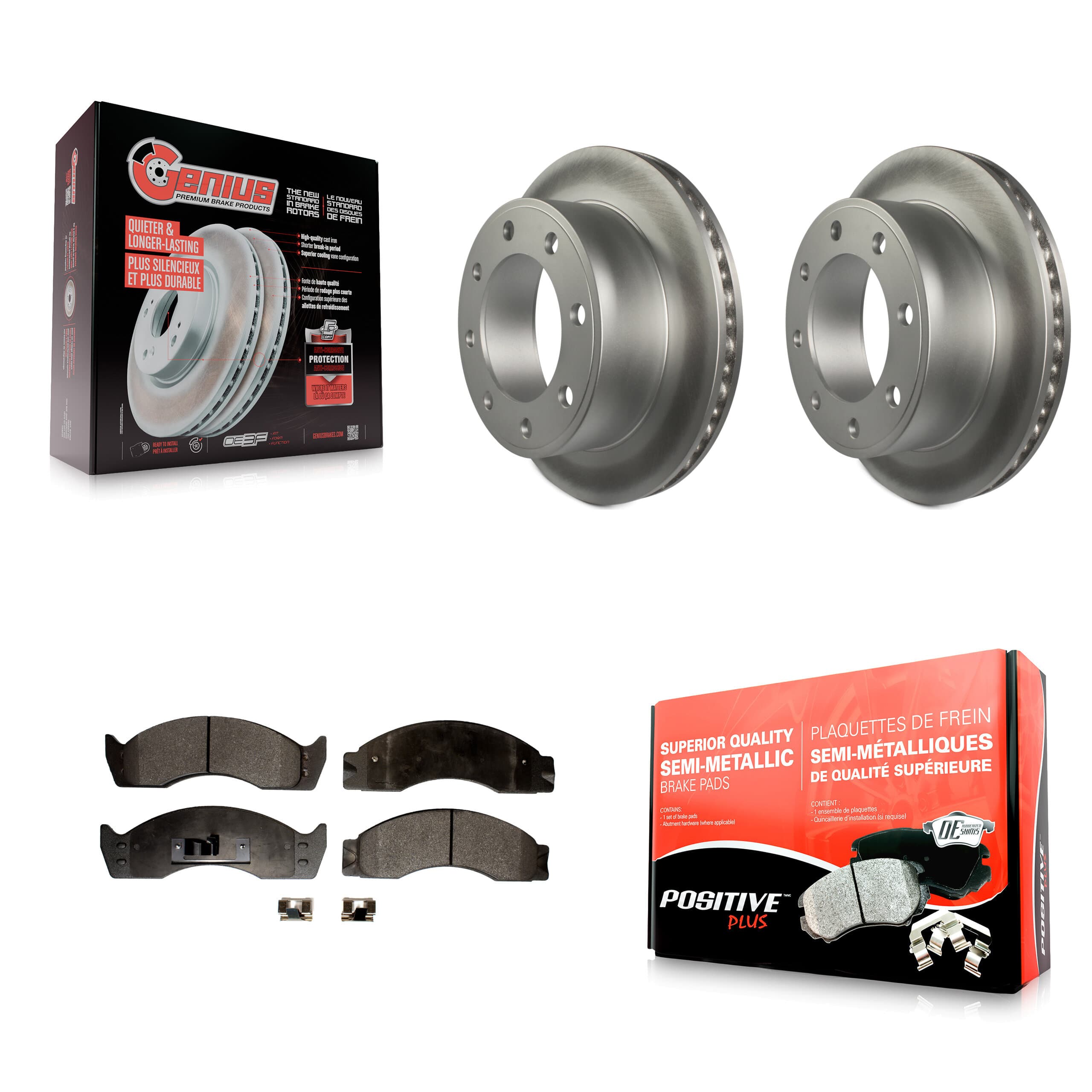 Transit Auto - KGF-101254 - Rear Disc Brake Kits image 1
