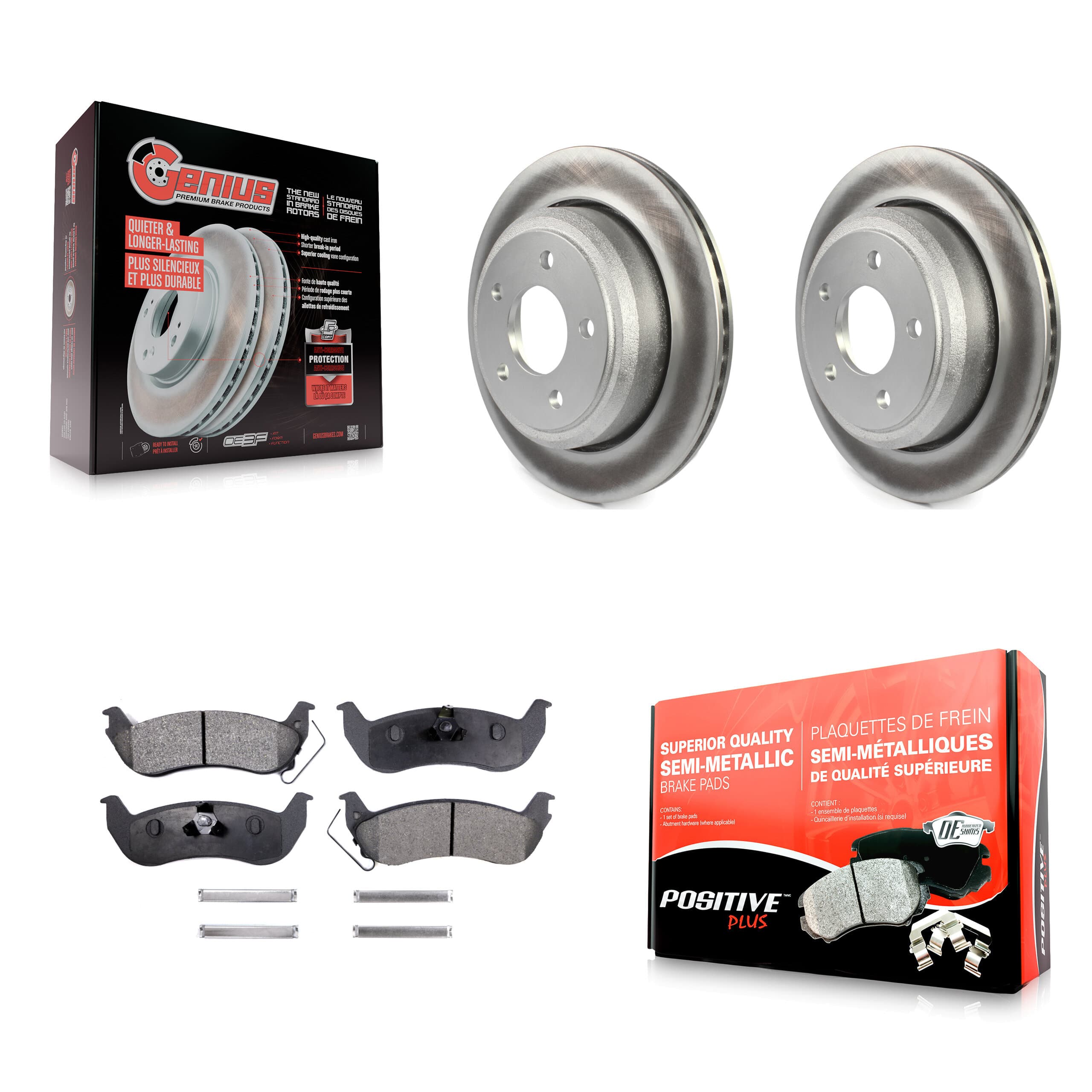 Transit Auto - KGF-101282 - Rear Disc Brake Kits image 1