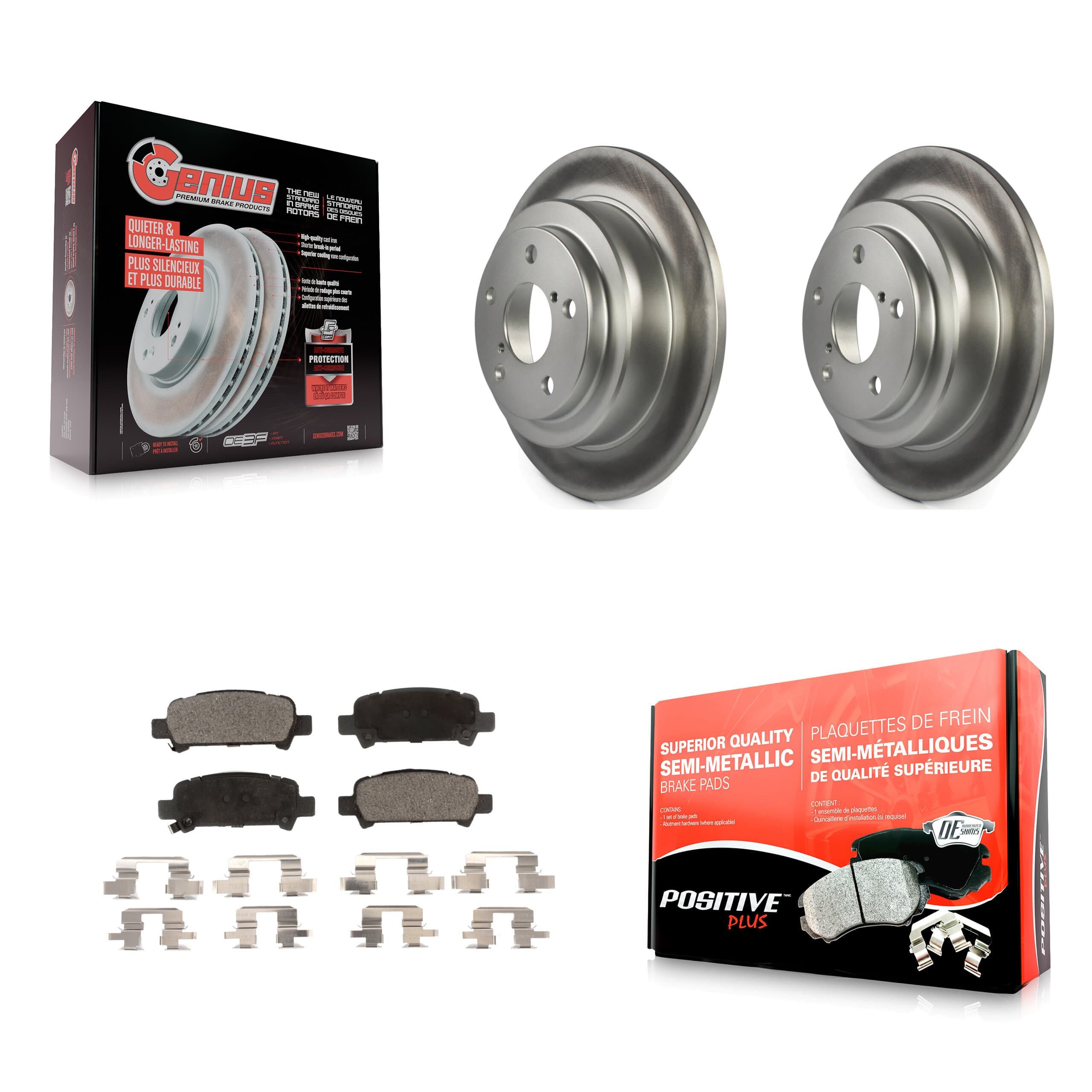 Transit Auto - KGF-101337 - Rear Disc Brake Kits image 1