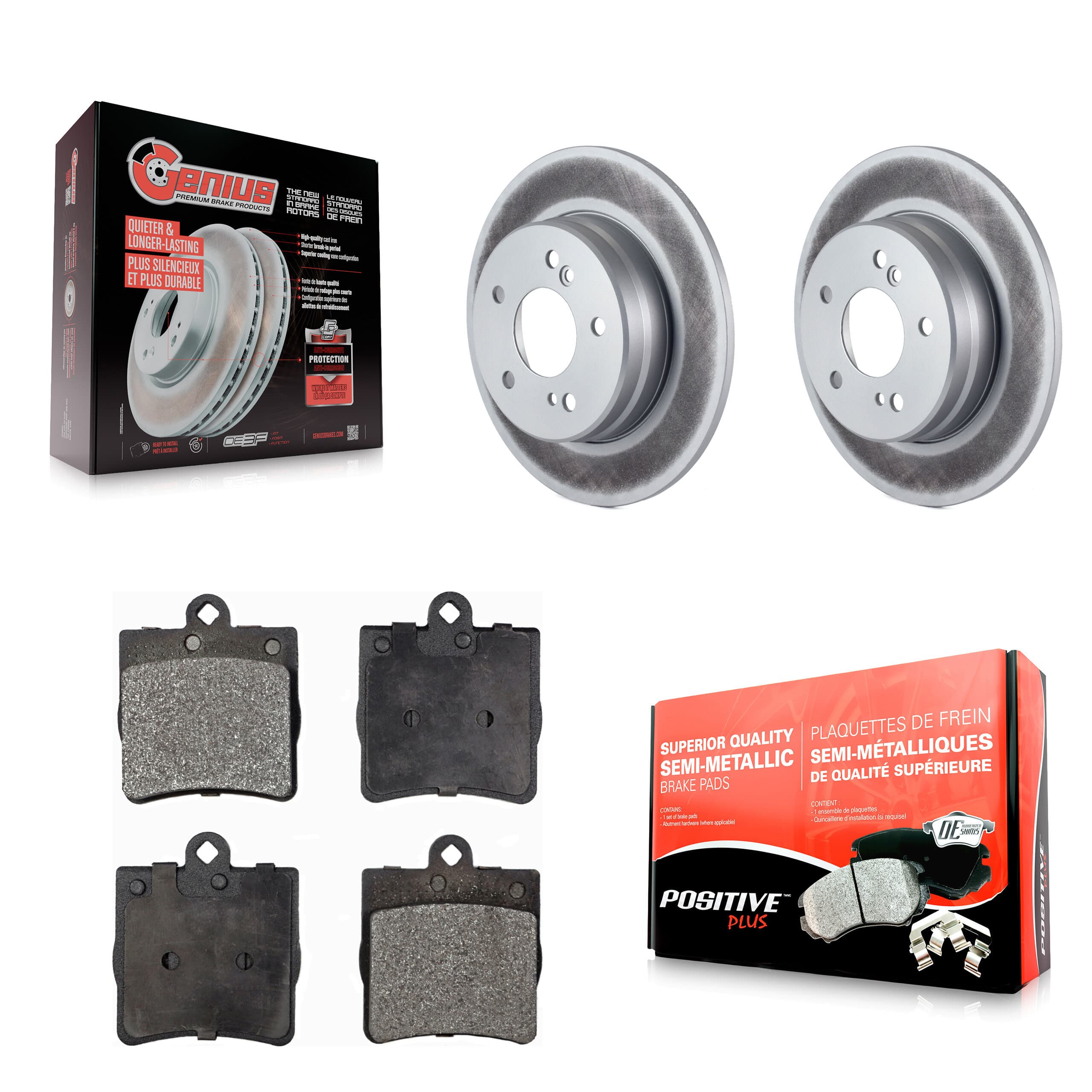 Transit Auto - KGF-101355 - Rear Disc Brake Kits image 1