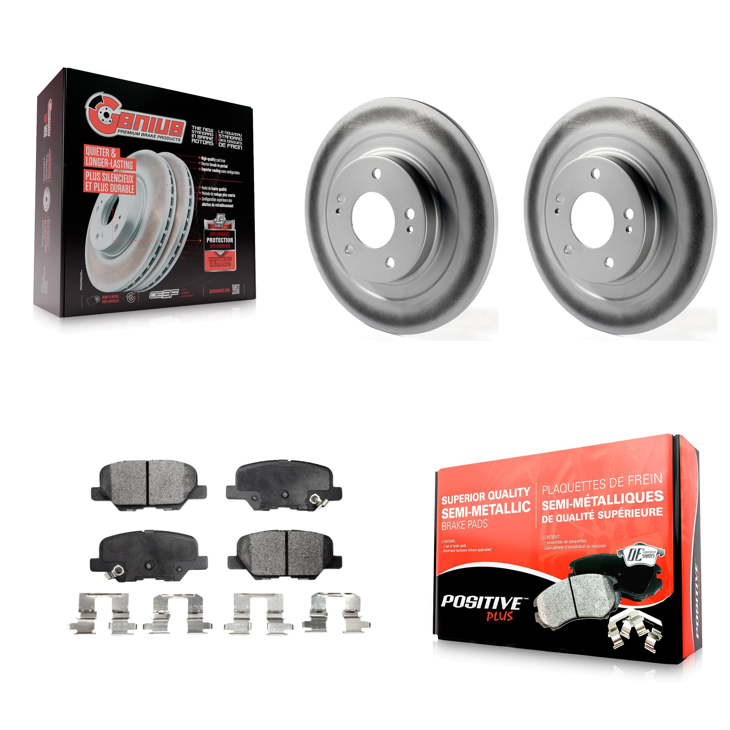 Transit Auto - KGF-101546 - Rear Disc Brake Kits image 1