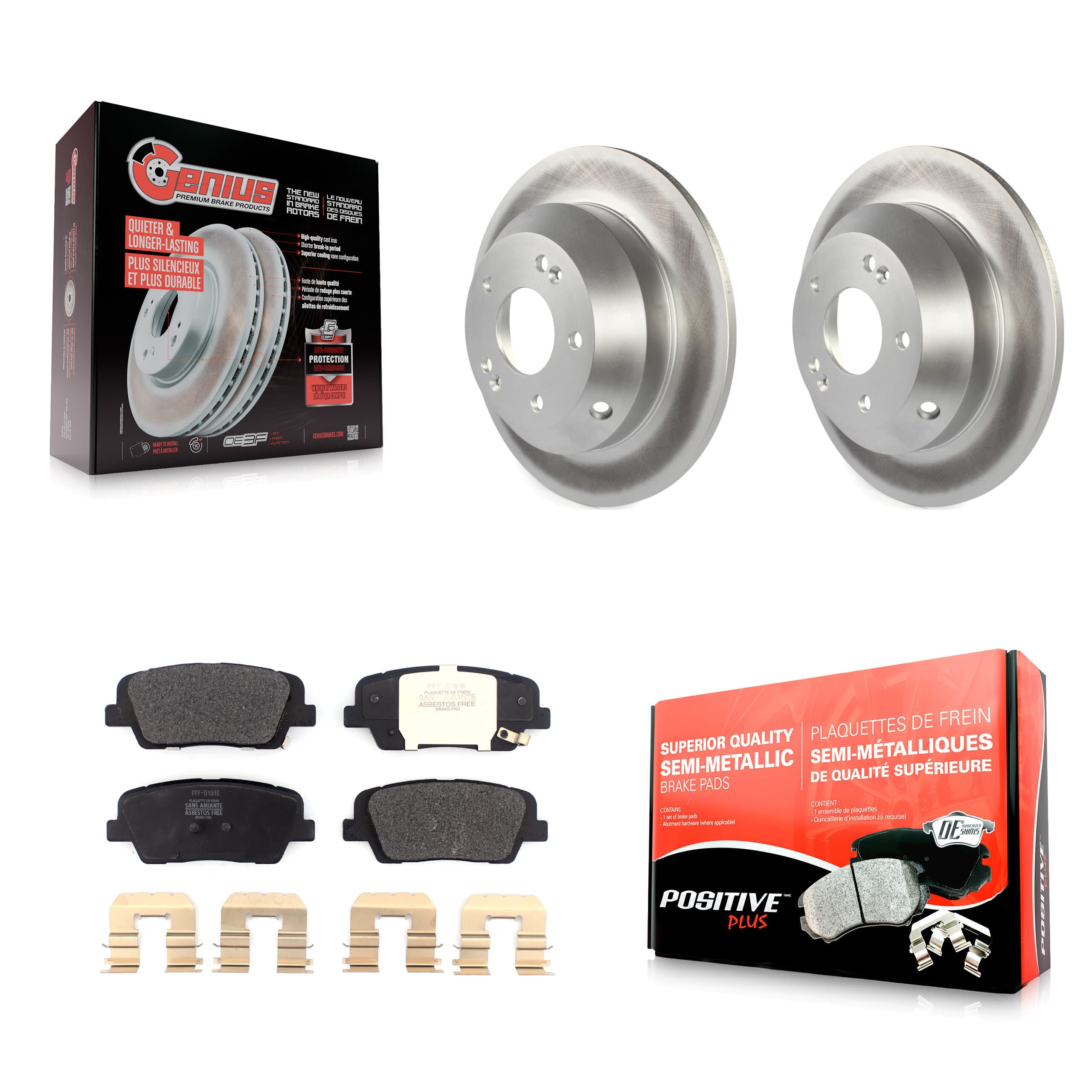 Transit Auto - KGF-101773 - Rear Disc Brake Kits image 1