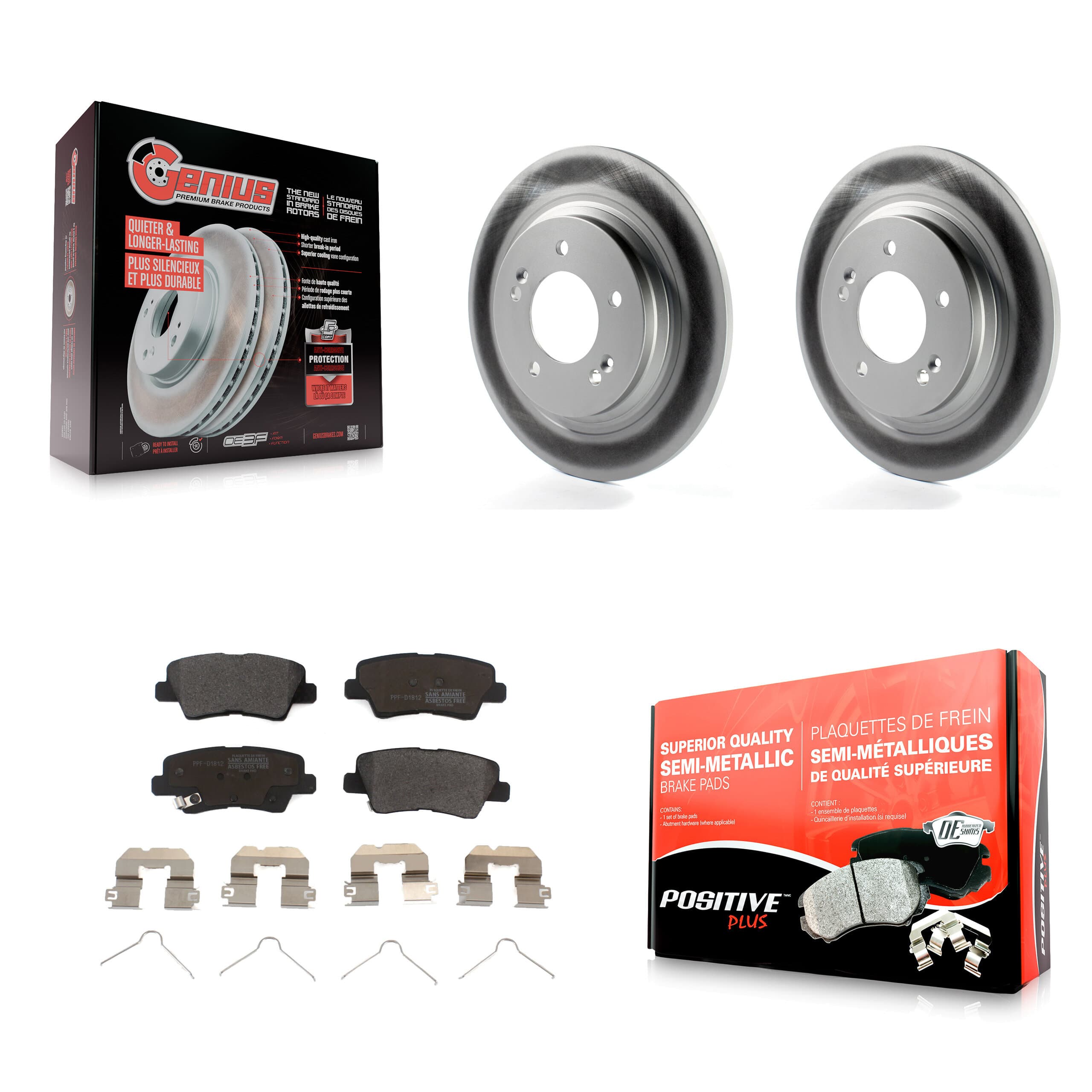 Transit Auto - KGF-101778 - Rear Disc Brake Kits image 1