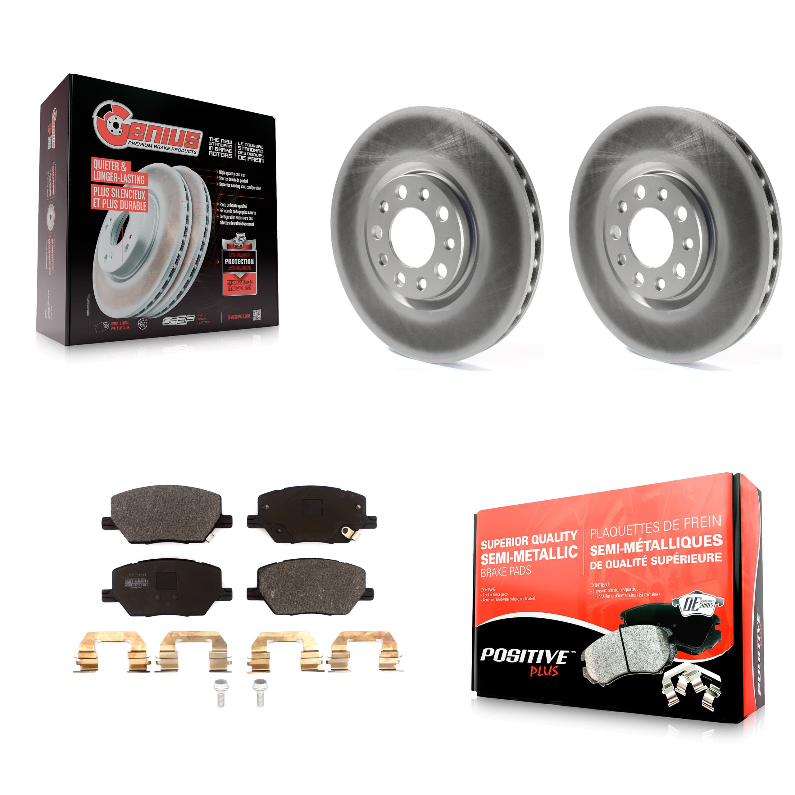 Transit Auto - KGF-101845 - Front Disc Brake Kits image 1