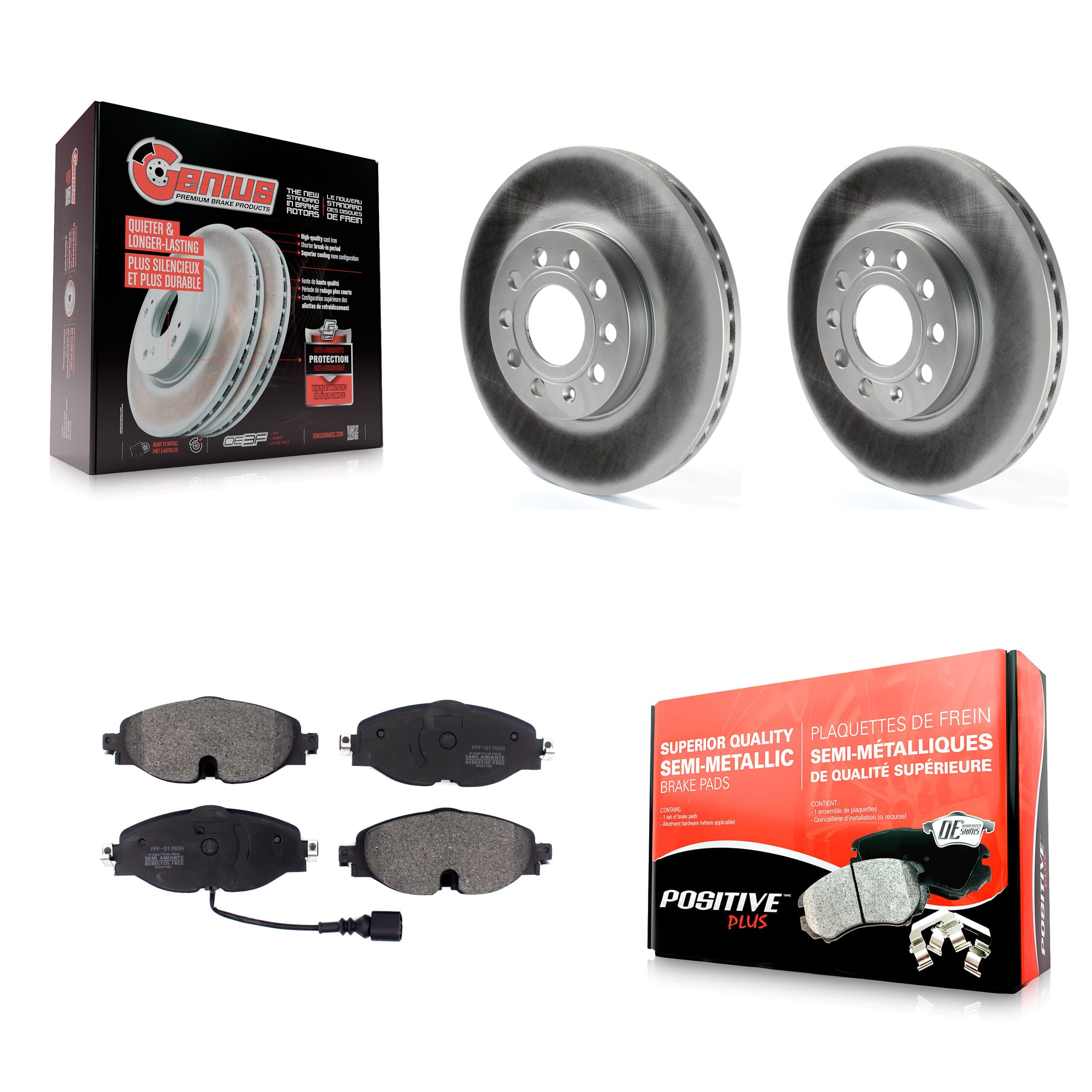 Transit Auto - KGF-101850 - Front Disc Brake Kits image 1