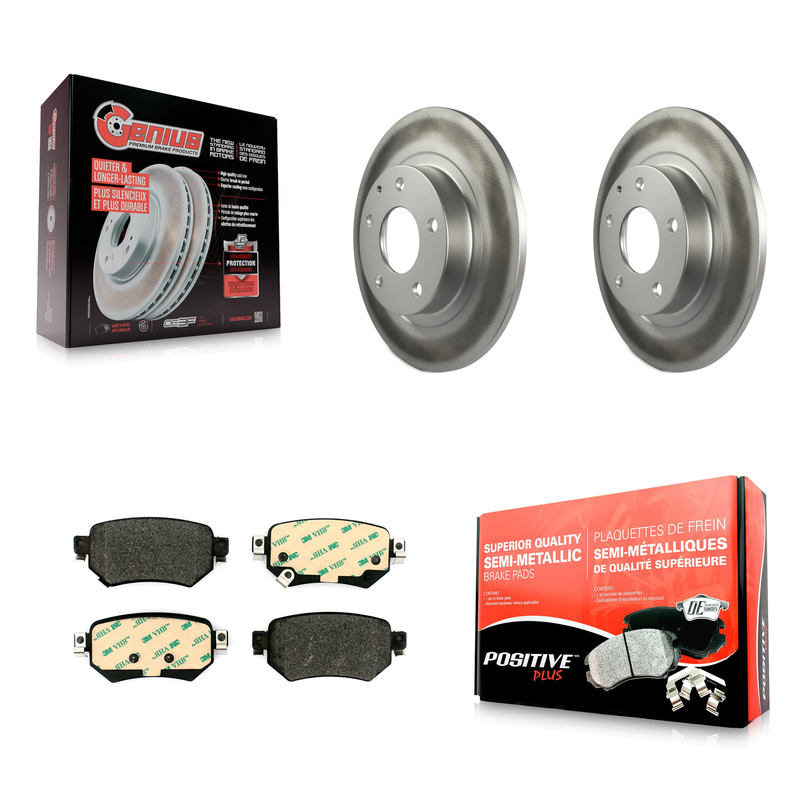 Transit Auto - KGF-101853 - Rear Disc Brake Kits image 1
