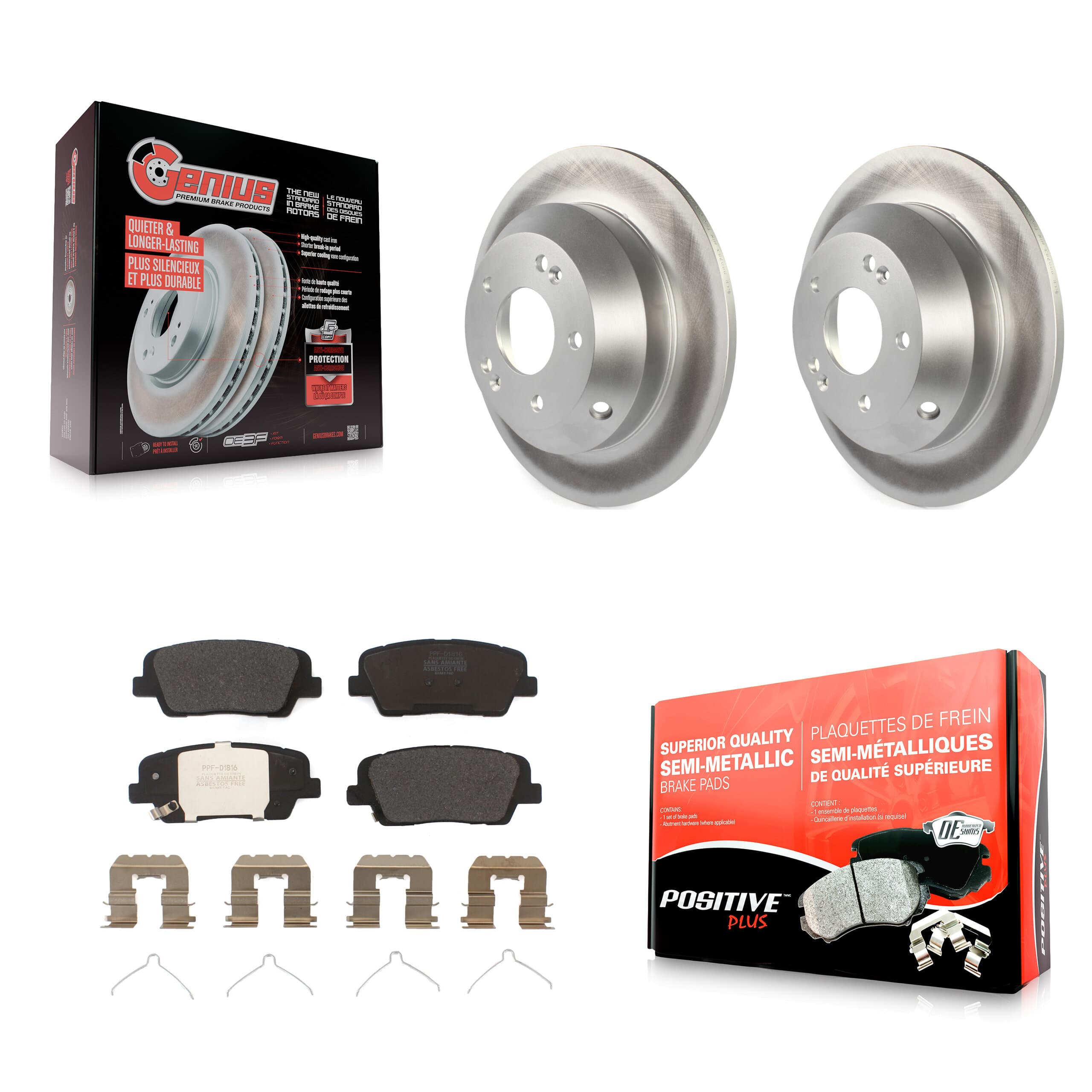 Transit Auto - KGF-101871 - Rear Disc Brake Kits image 1