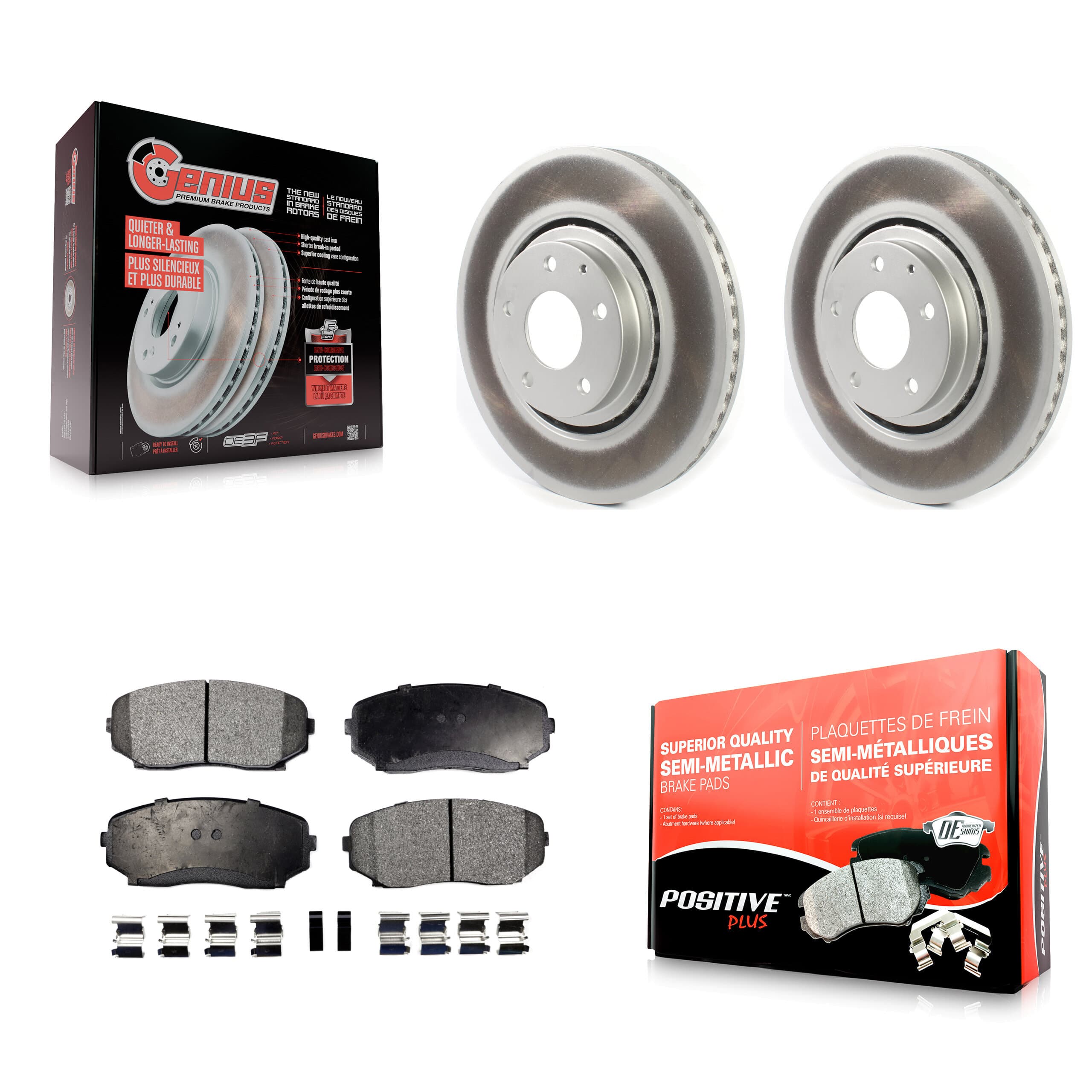 Transit Auto - KGF-101924 - Front Disc Brake Kits image 1